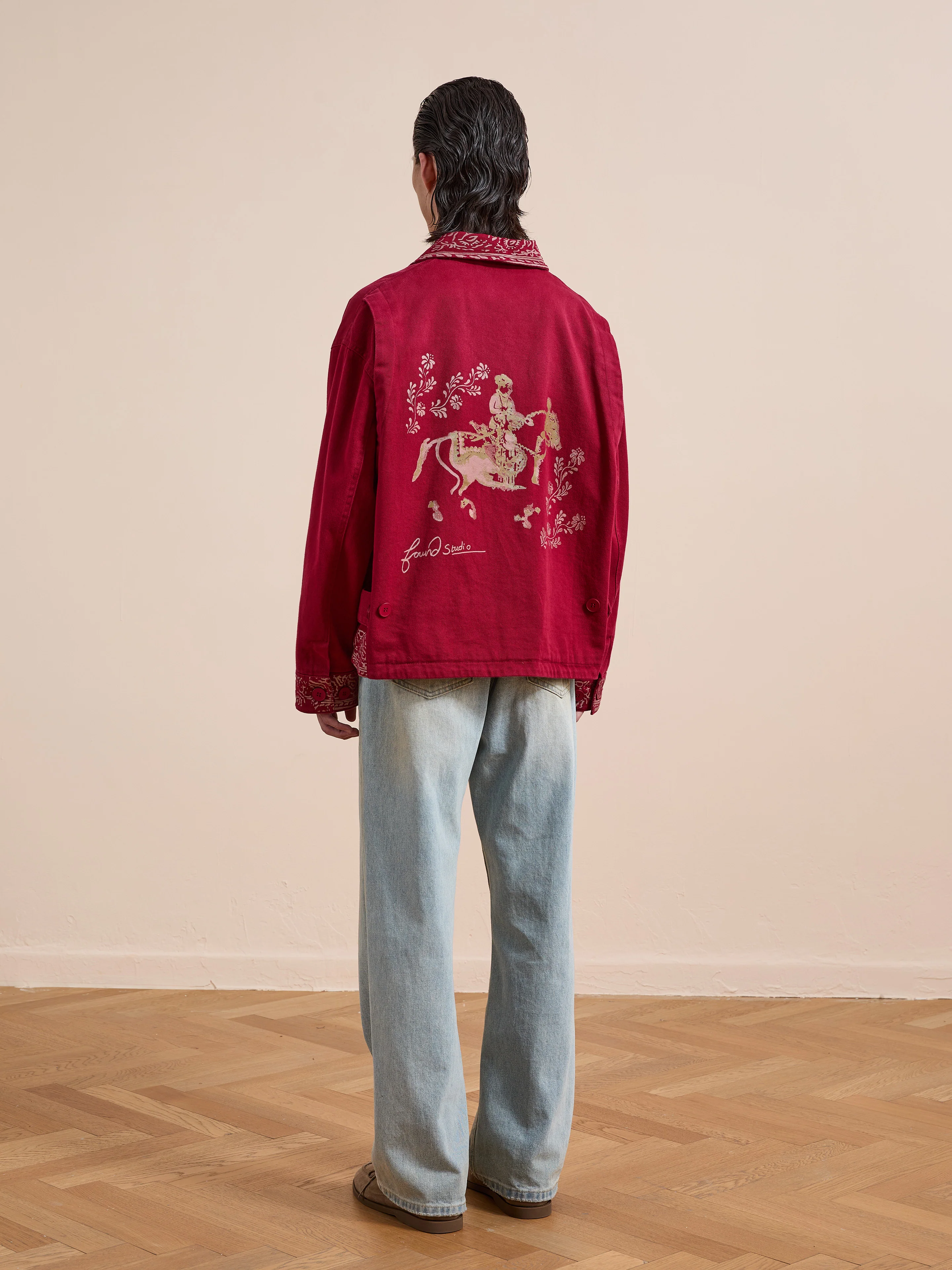 Abhala Printed Work Jacket - Image 15