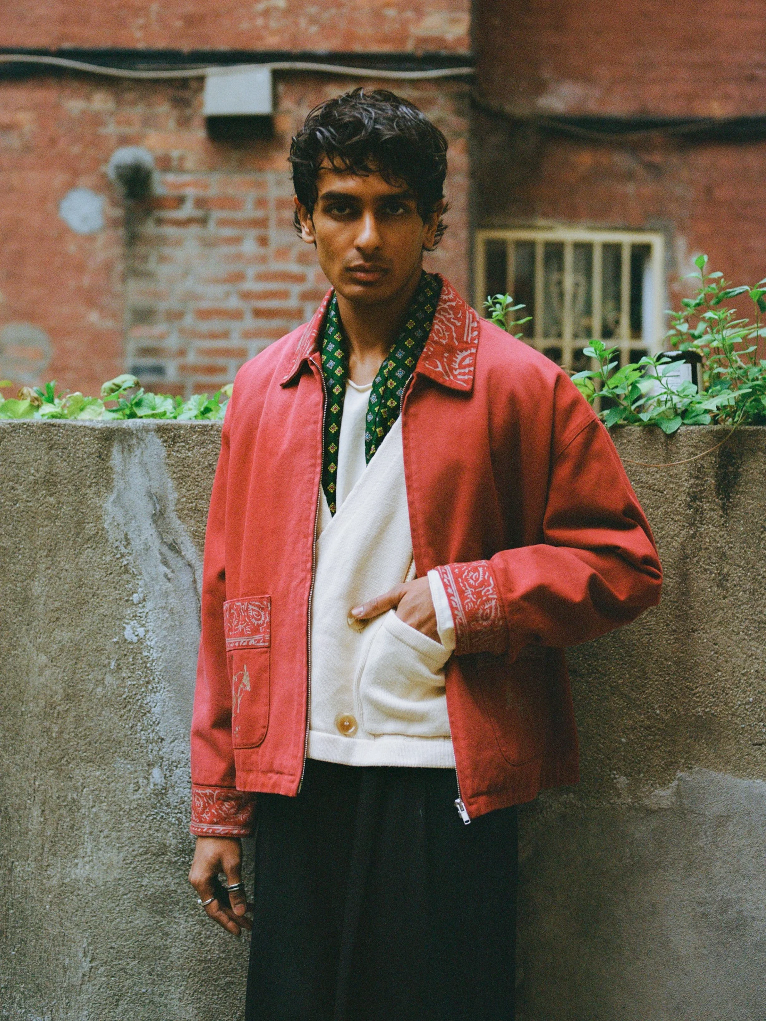 Abhala Printed Work Jacket - Image 2