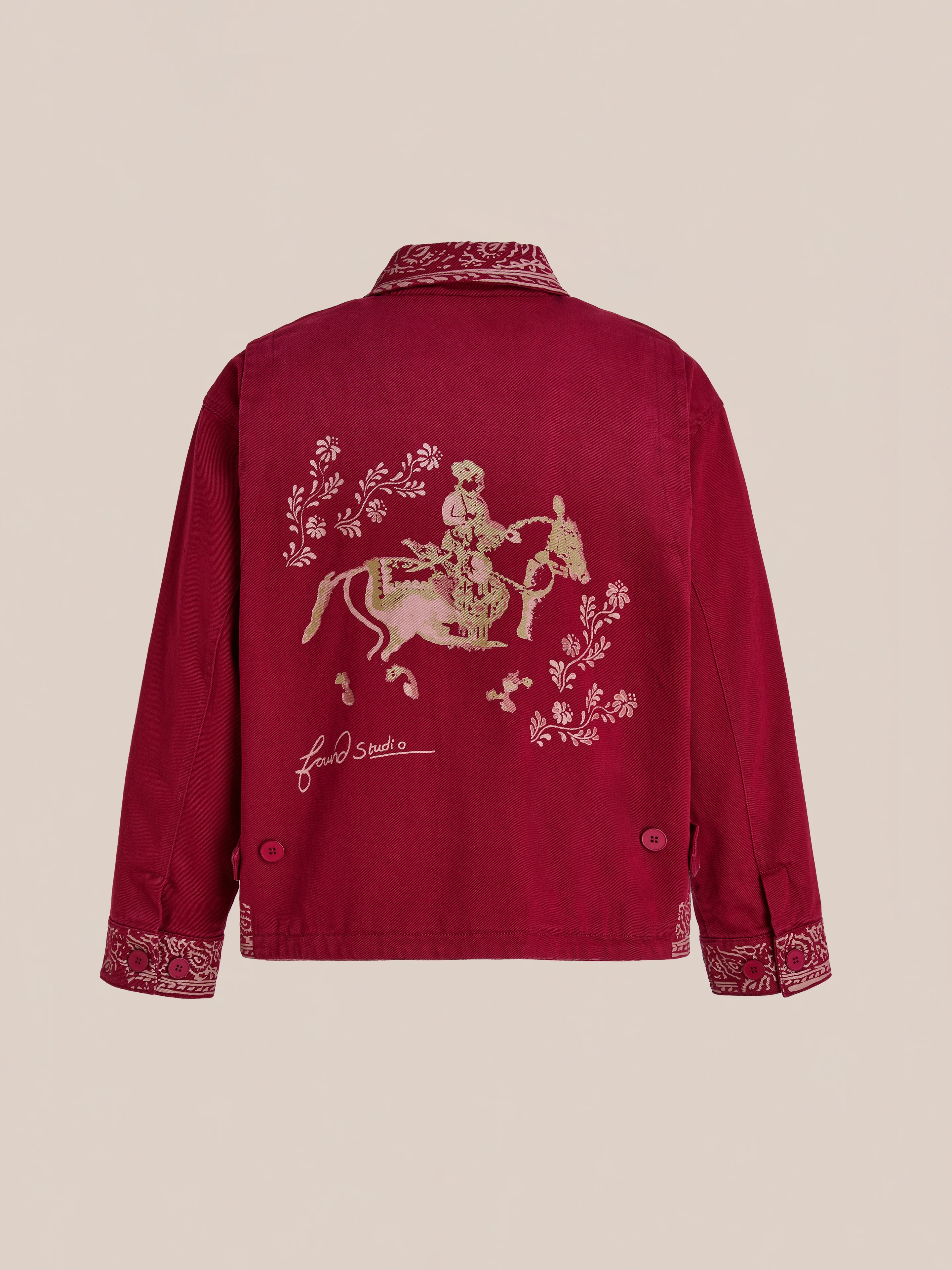Abhala Printed Work Jacket - Image 6