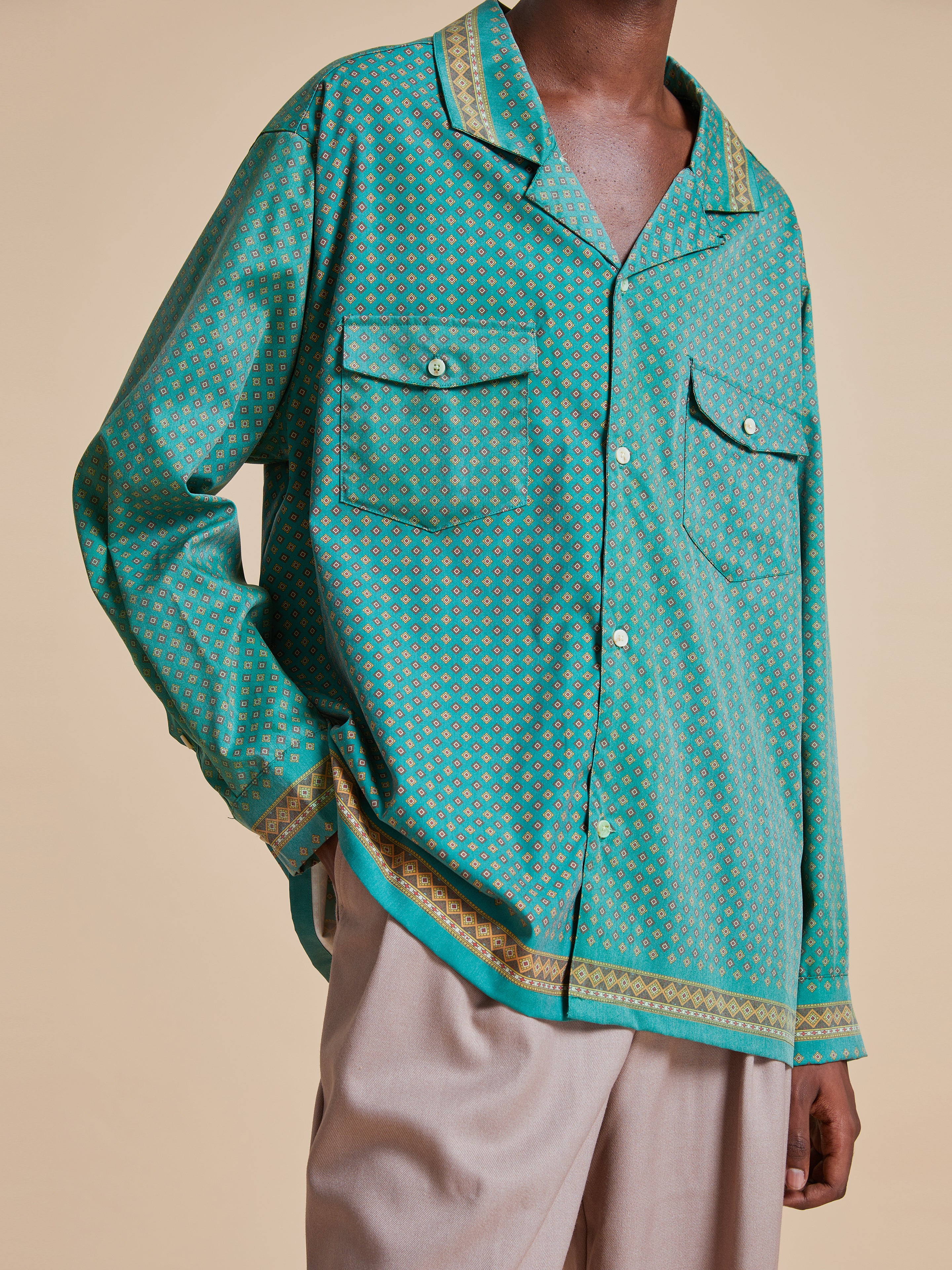 Arbor Long Sleeve Camp Shirt - Image 4