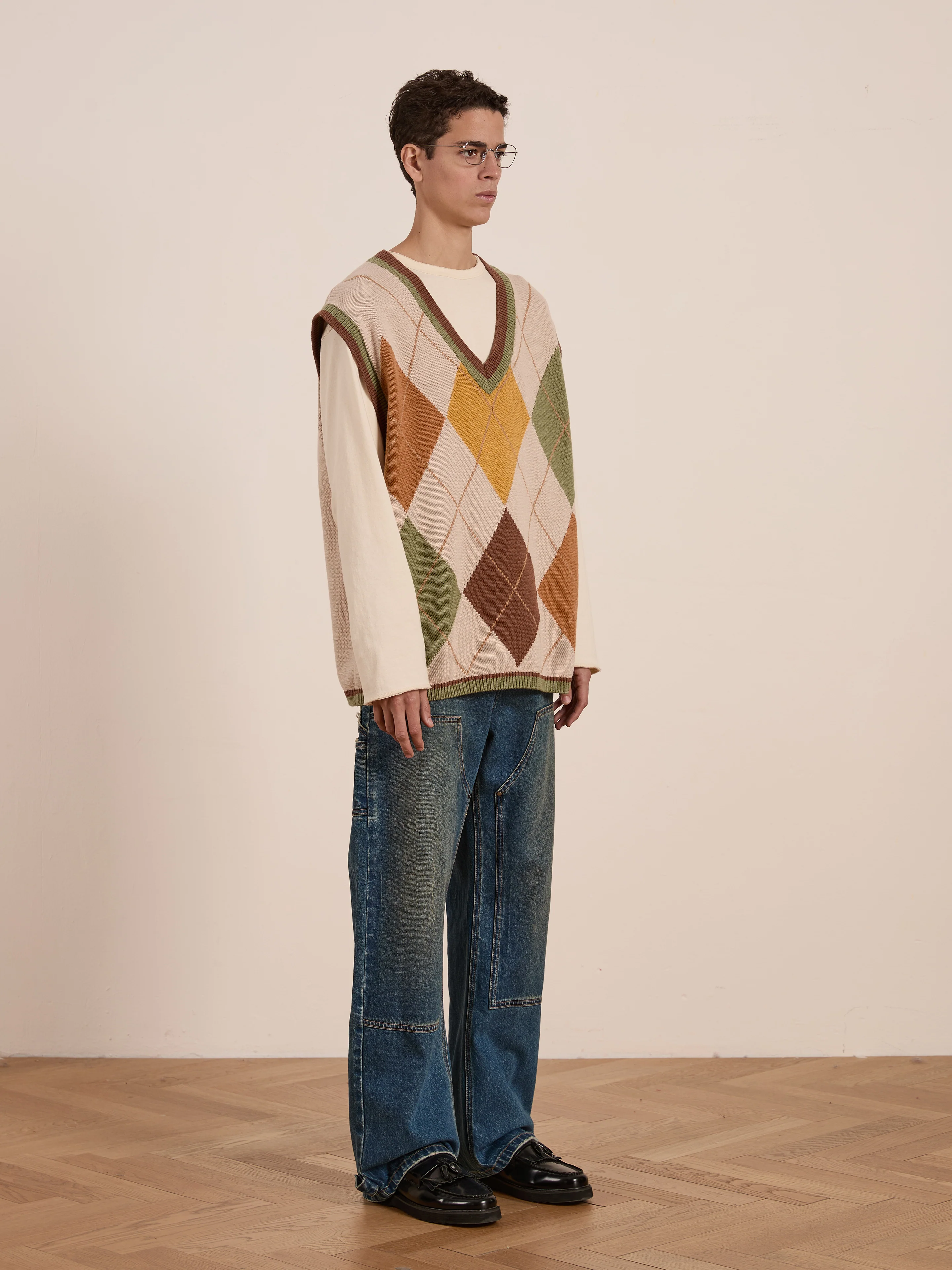 Argyle Knit Vest - Image 12