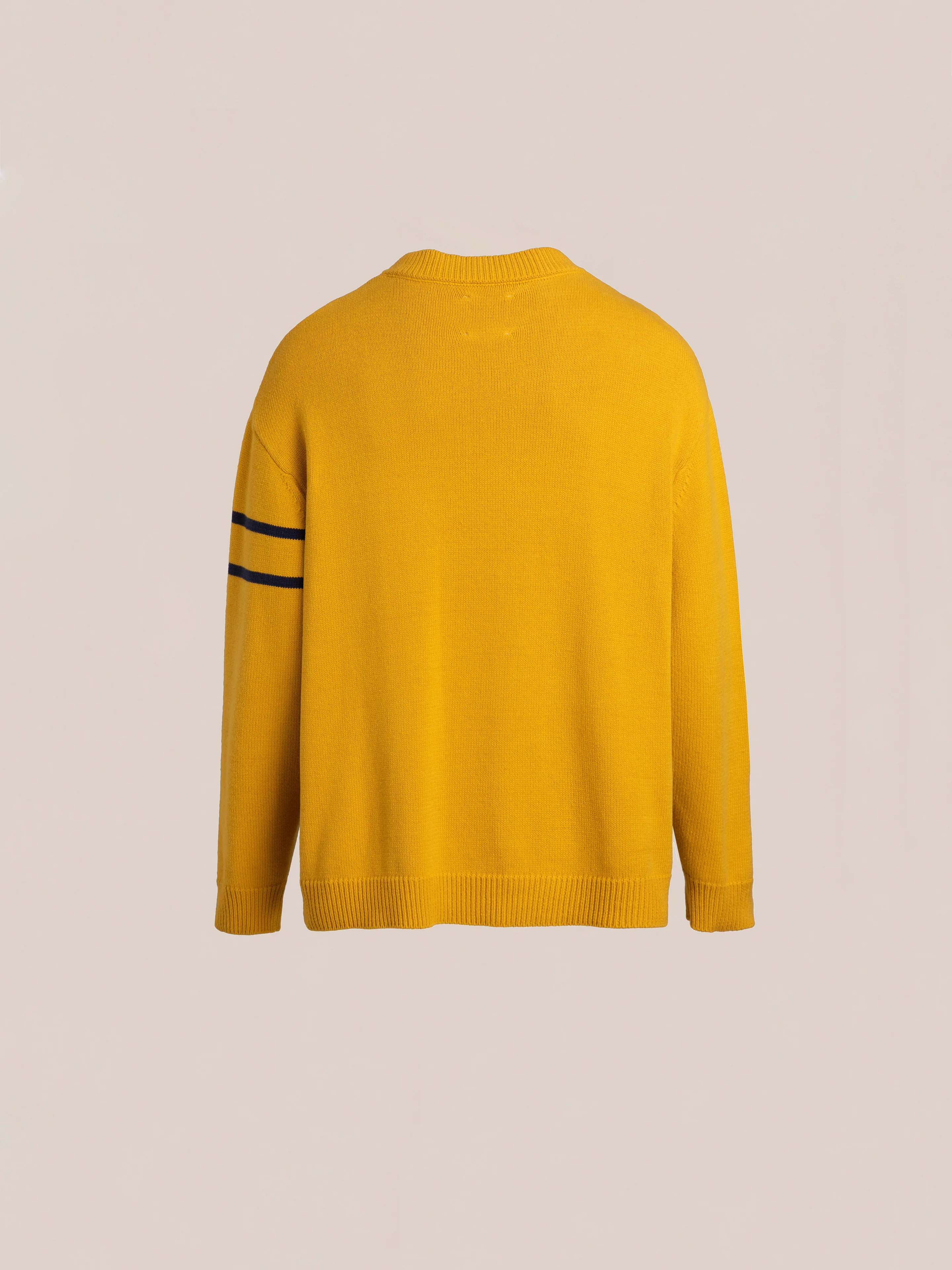 Arrow-Wood Varsity Knit Sweater - Image 6