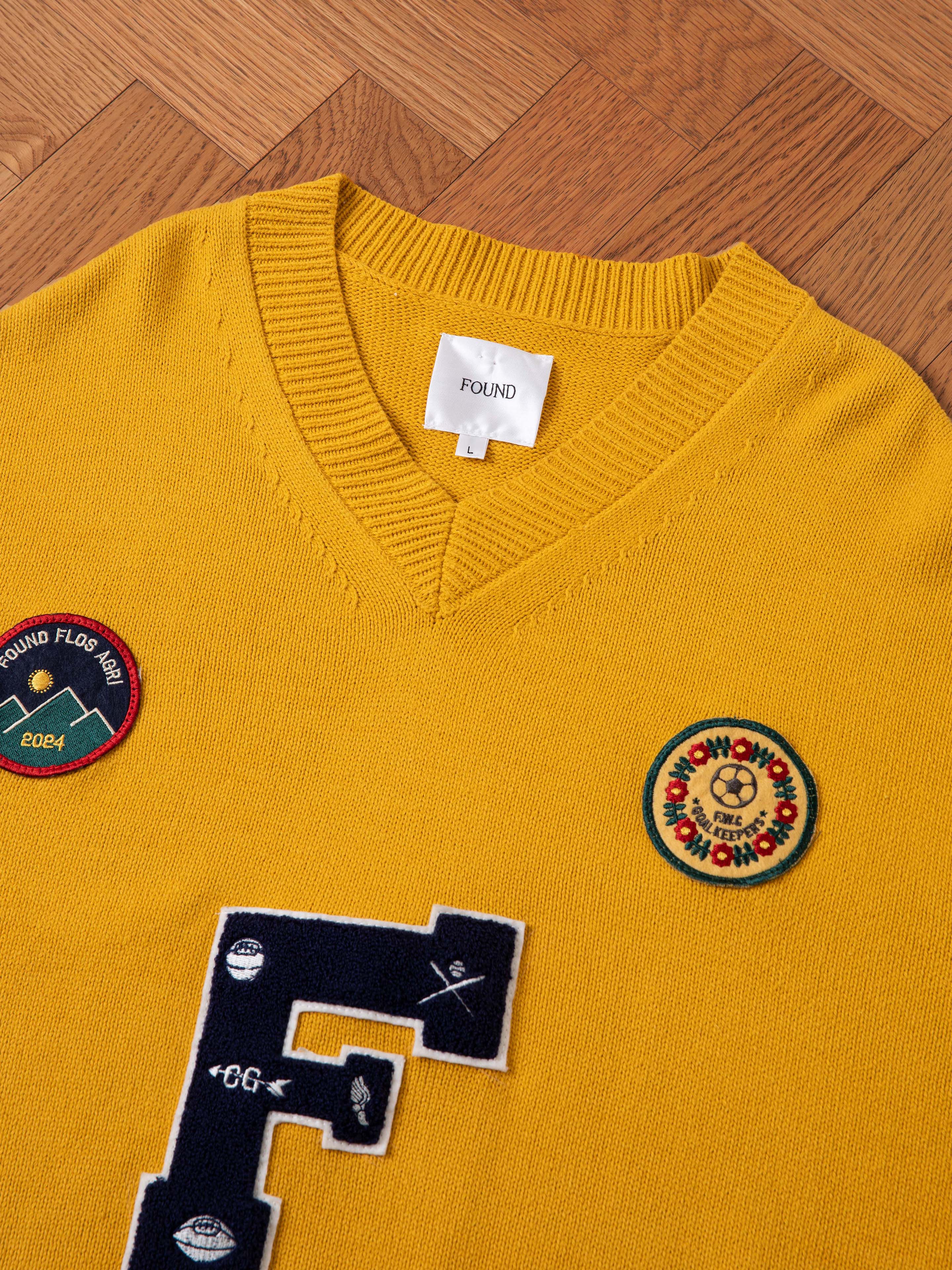 Arrow-Wood Varsity Knit Sweater - Image 9