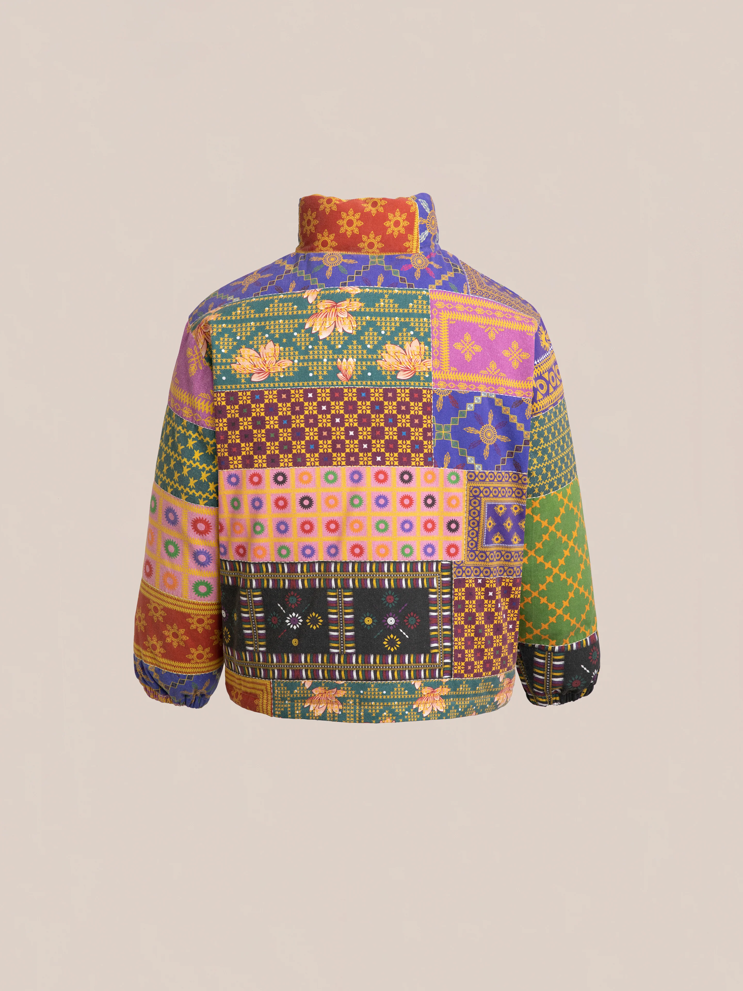 Ayubia Printed Tapestry Puffer Jacket - Image 5