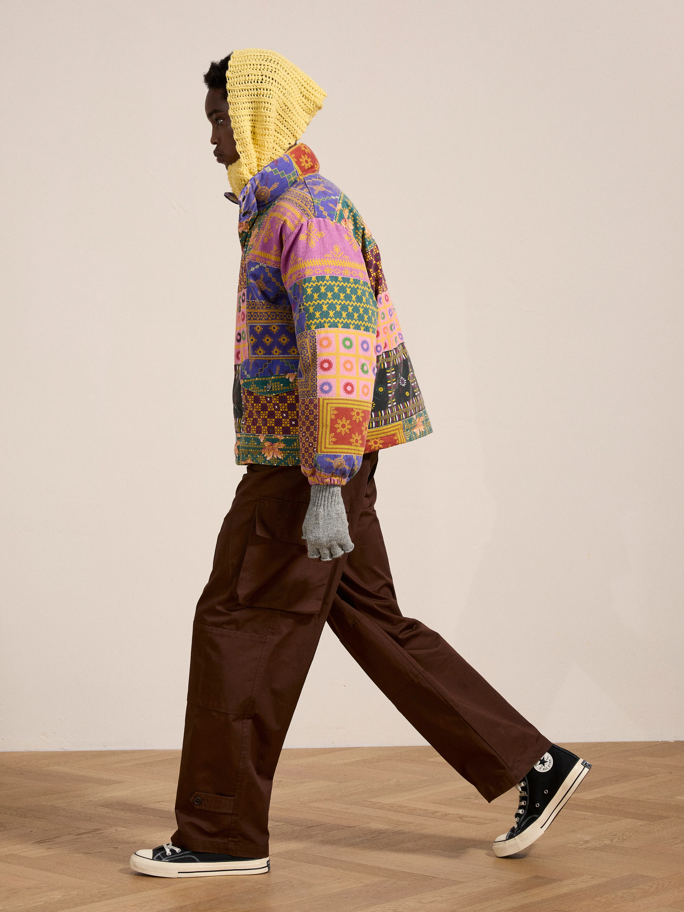 Ayubia Printed Tapestry Puffer Jacket - Image 6