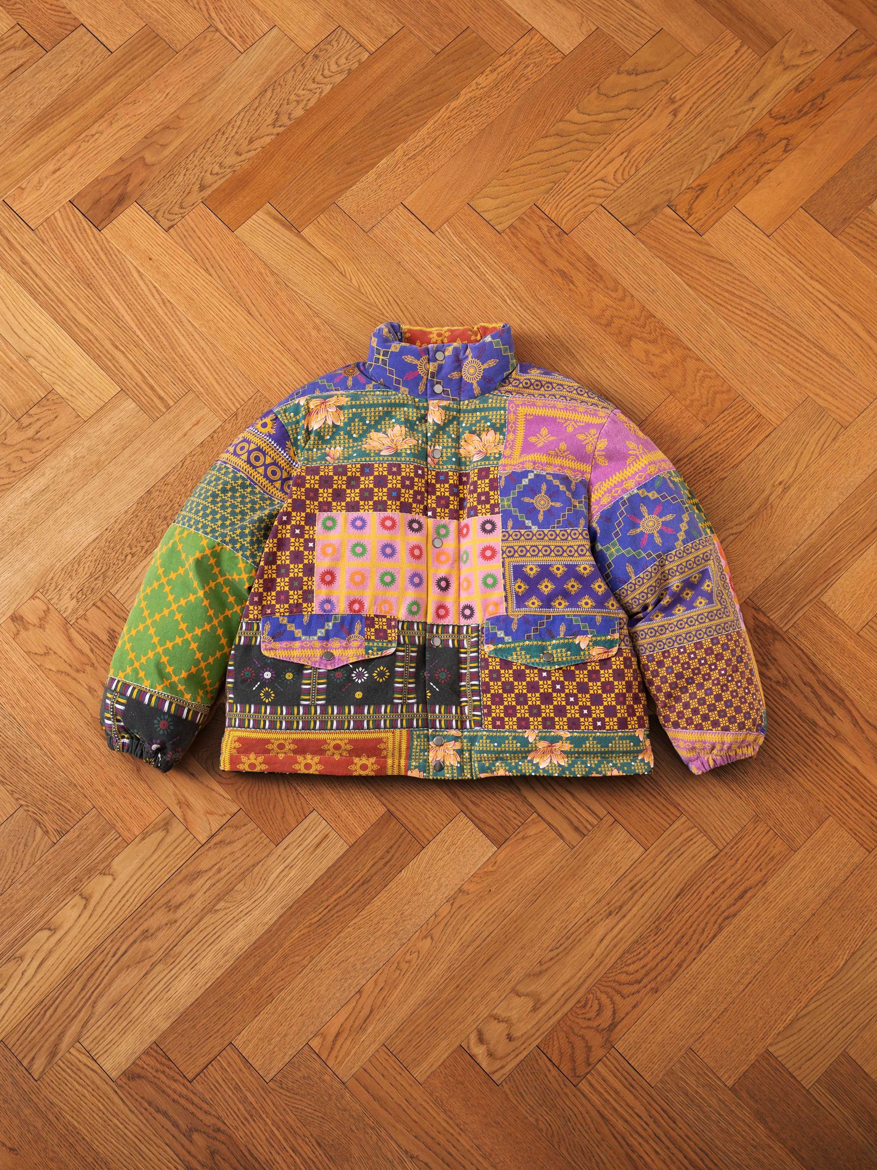 Ayubia Printed Tapestry Puffer Jacket - Image 8