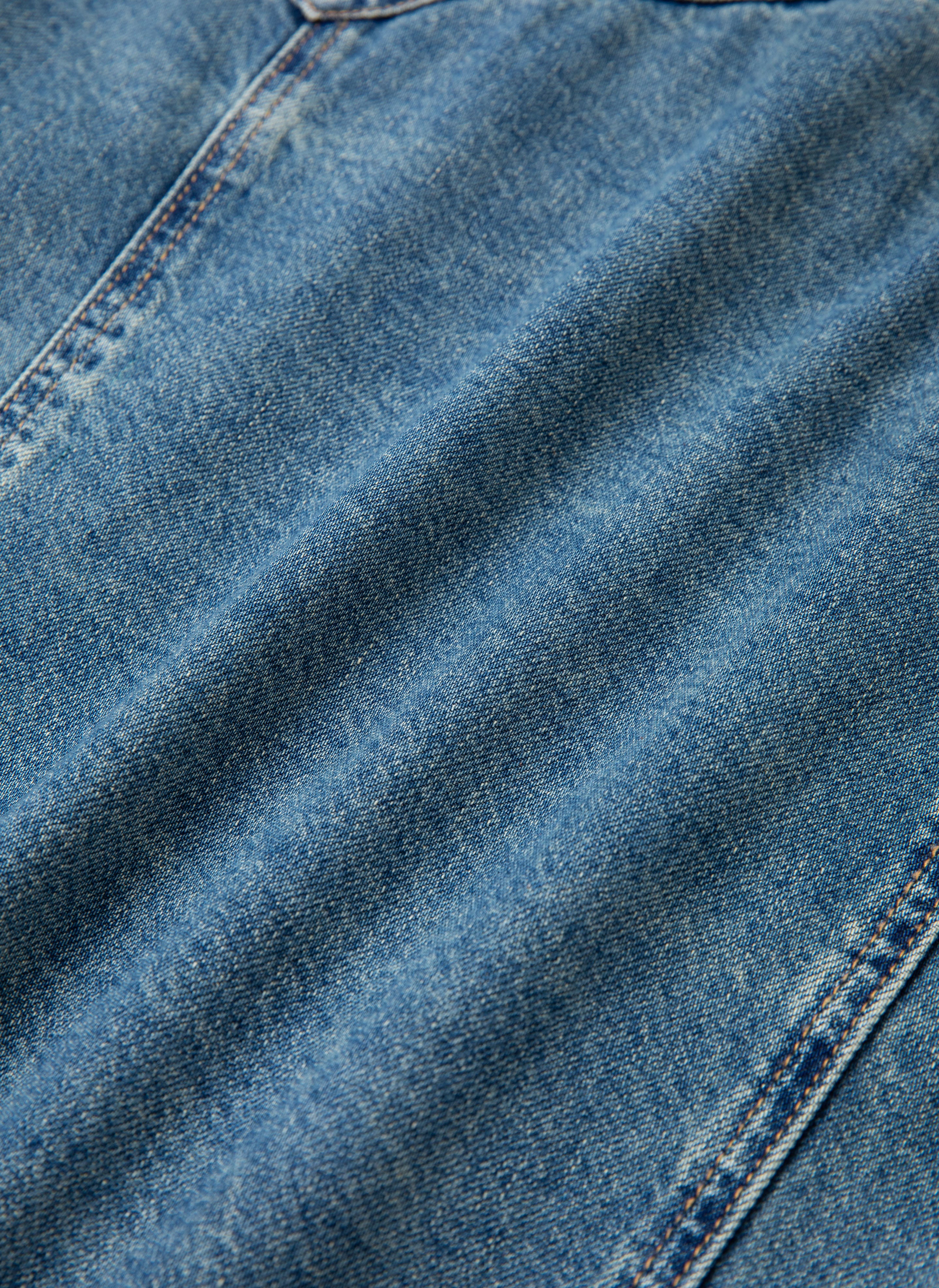 Azar Studded Denim Trucker Jacket - Image 9