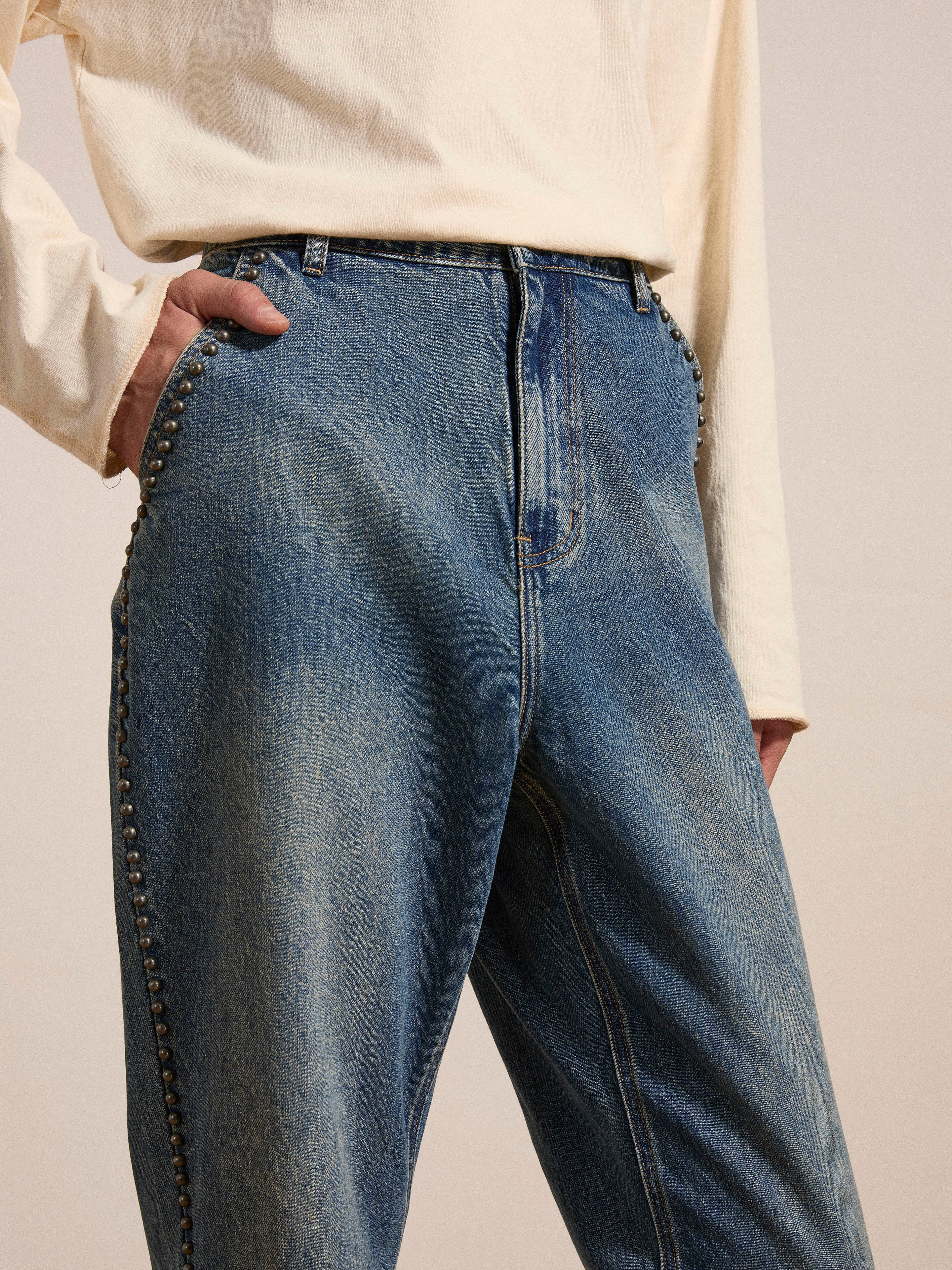 Azar Studded Jeans - Image 4