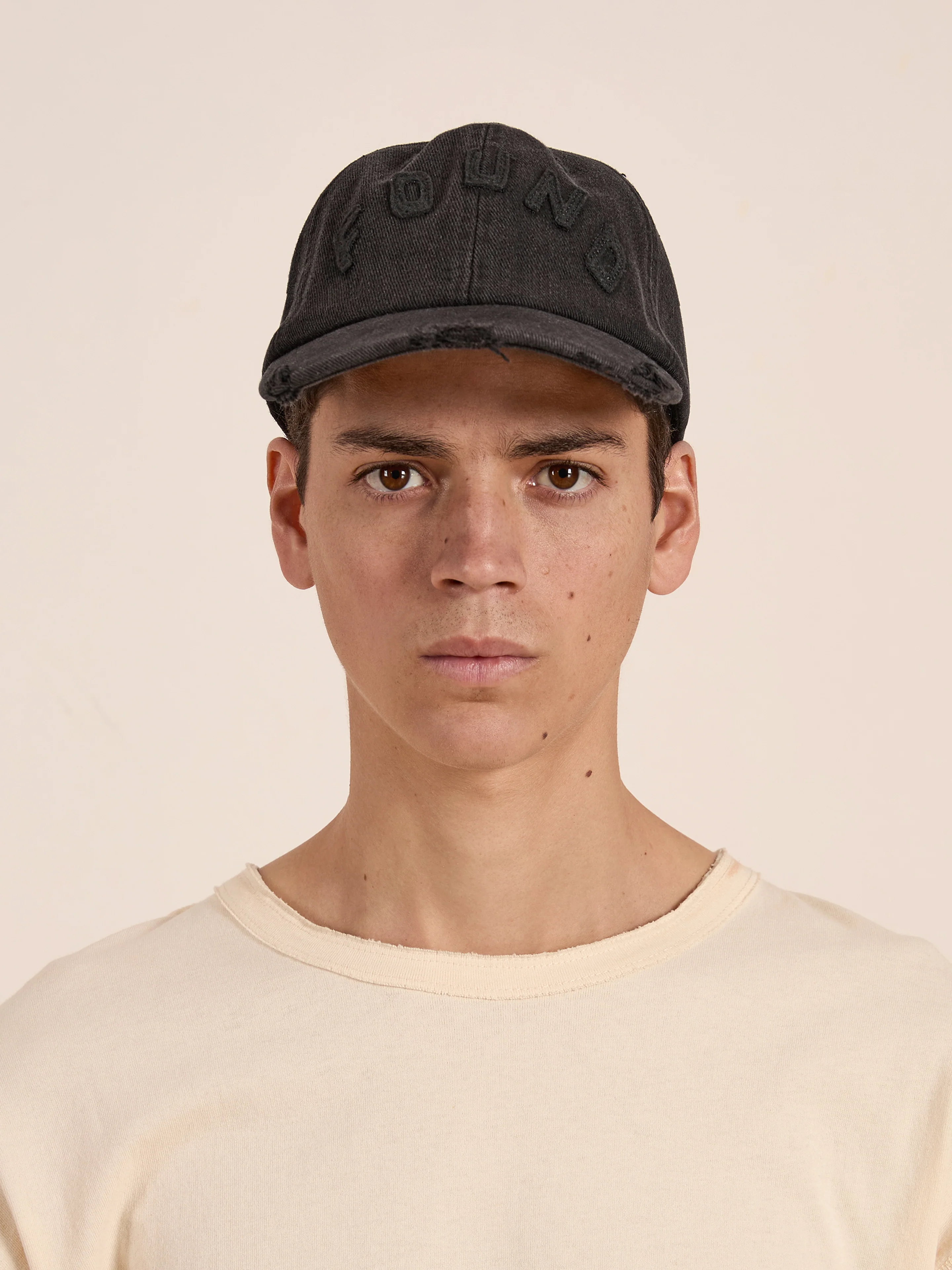 Black Felt Patch Cap