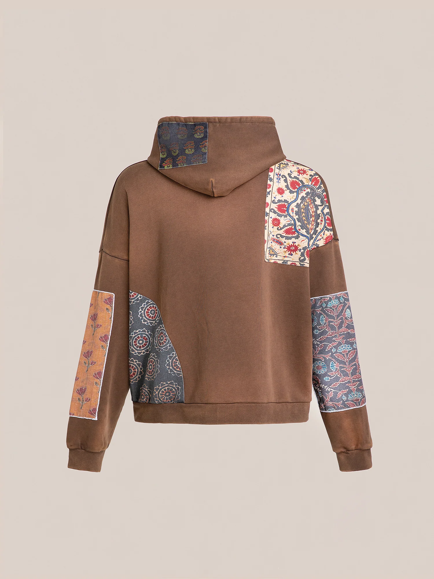 Tapestry Patchwork Zip Up Hoodie - Image 3
