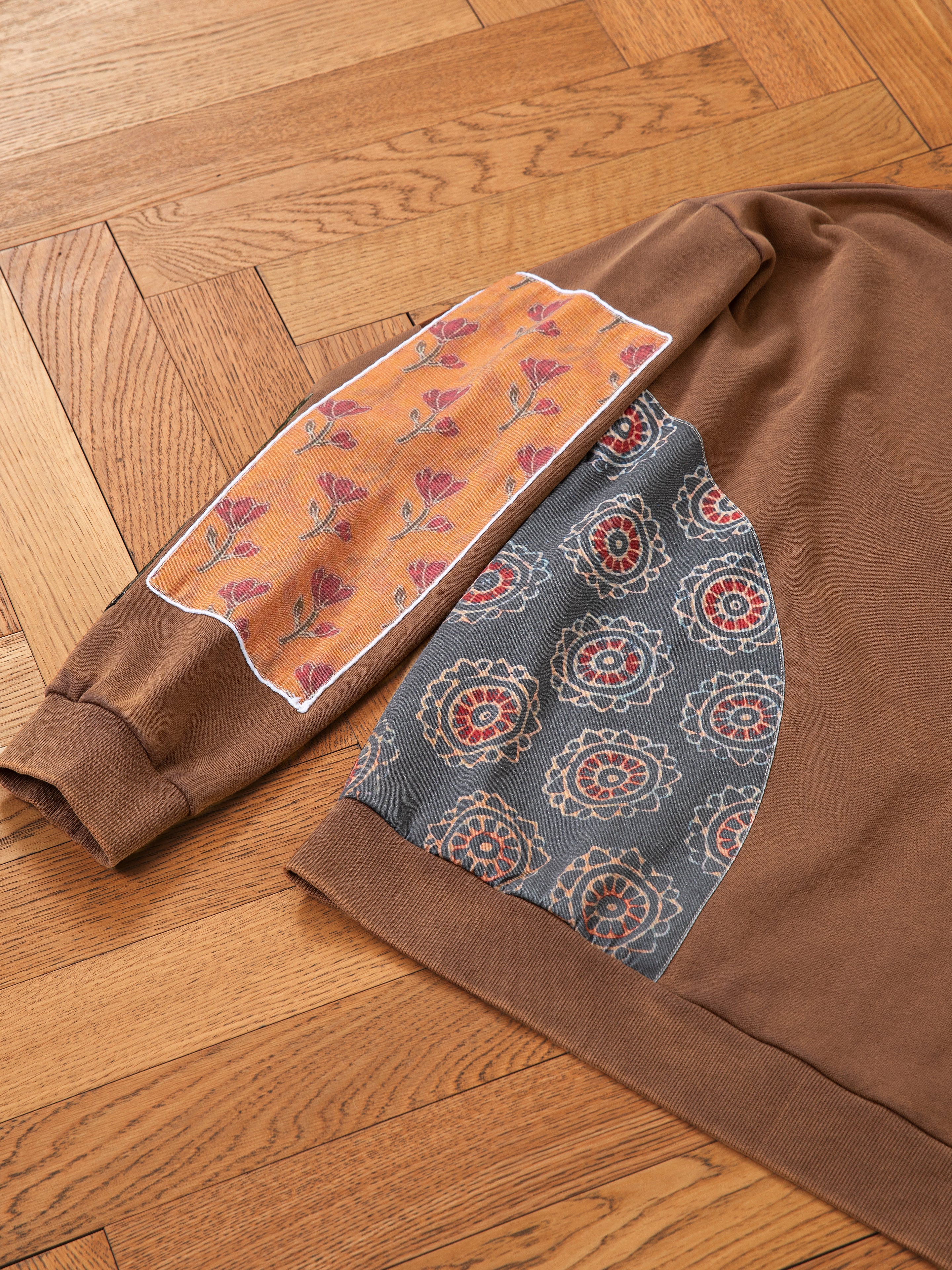 Tapestry Patchwork Zip Up Hoodie - Image 7