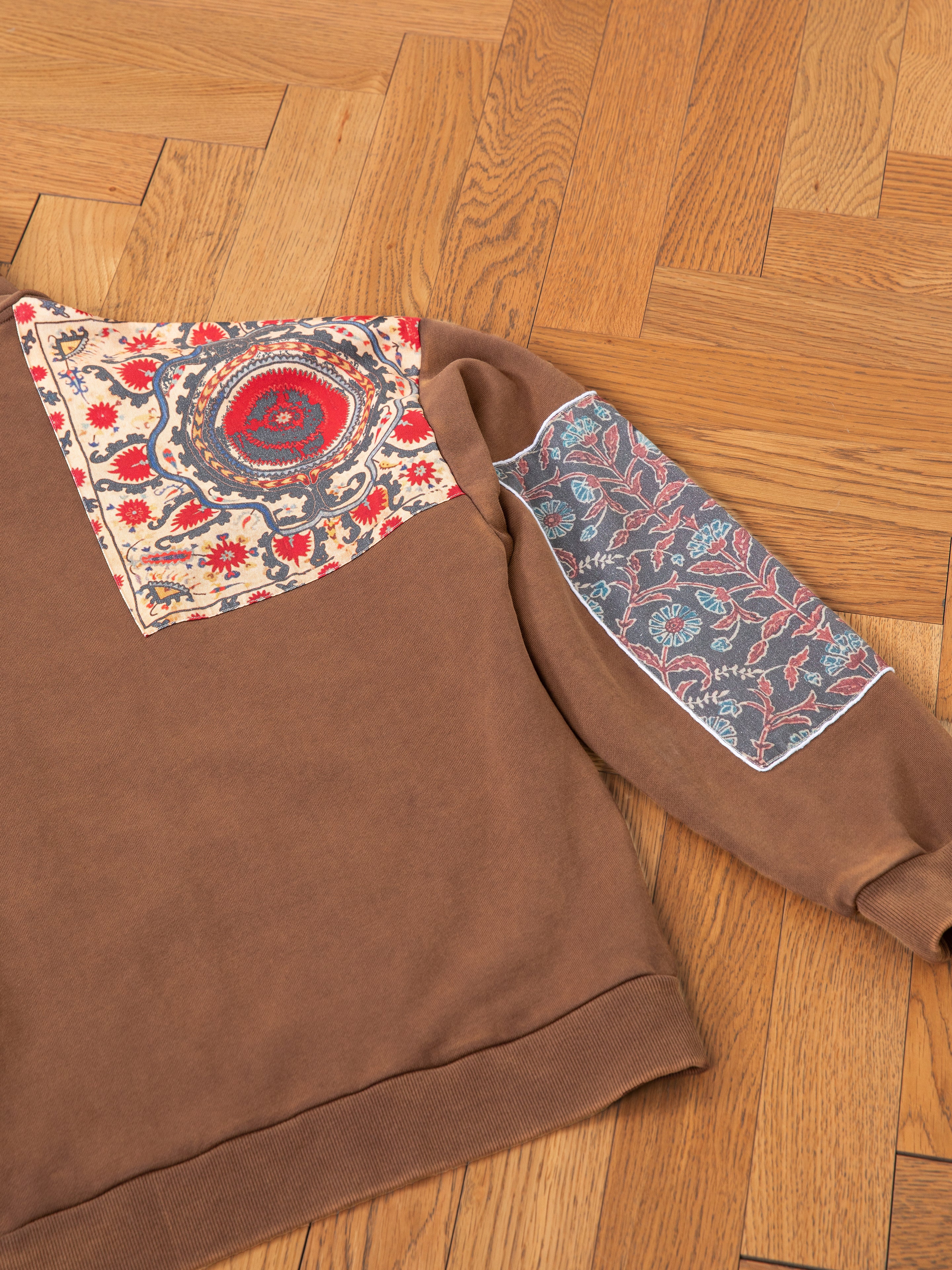 Tapestry Patchwork Zip Up Hoodie - Image 8