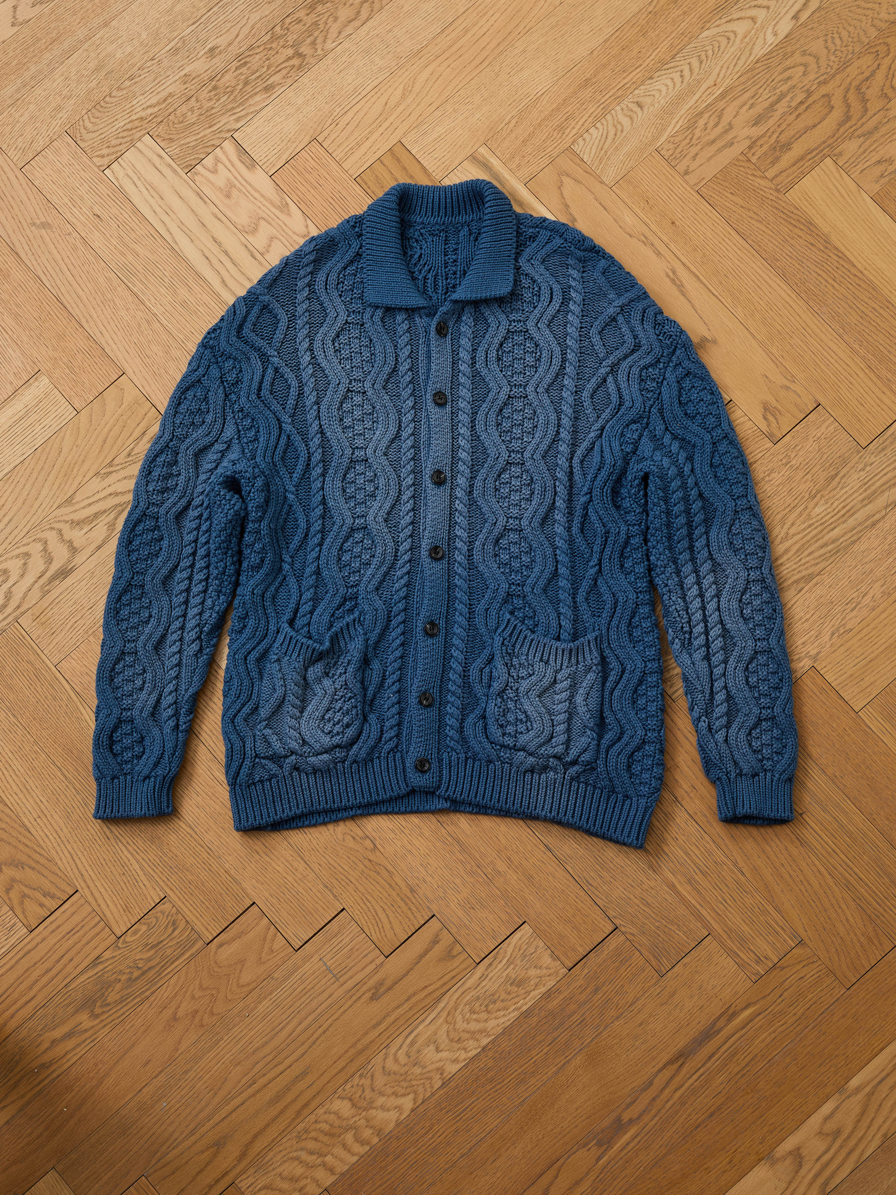 Cable Knit Buttoned Cardigan - Image 13