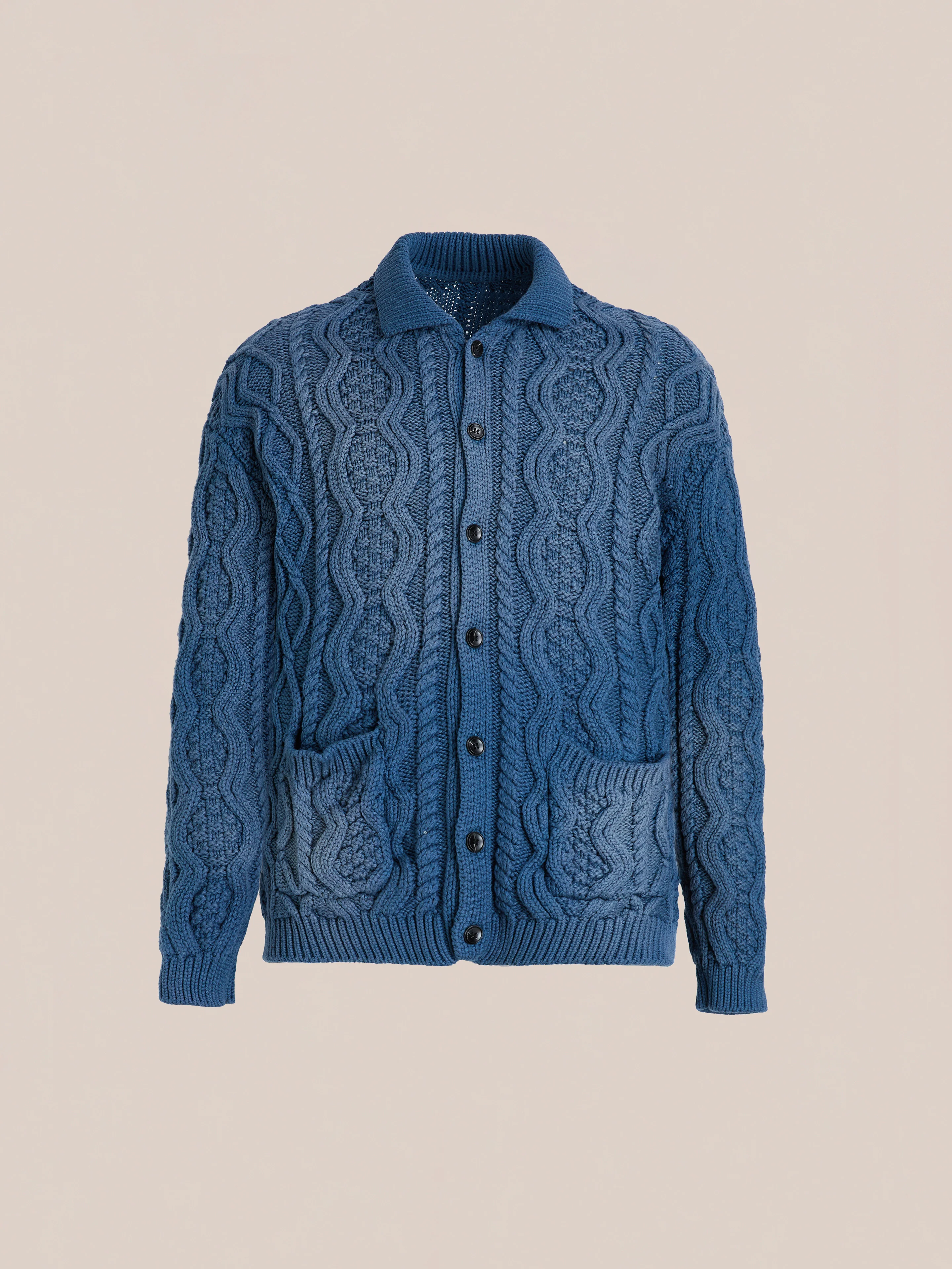 Cable Knit Buttoned Cardigan - Image 6