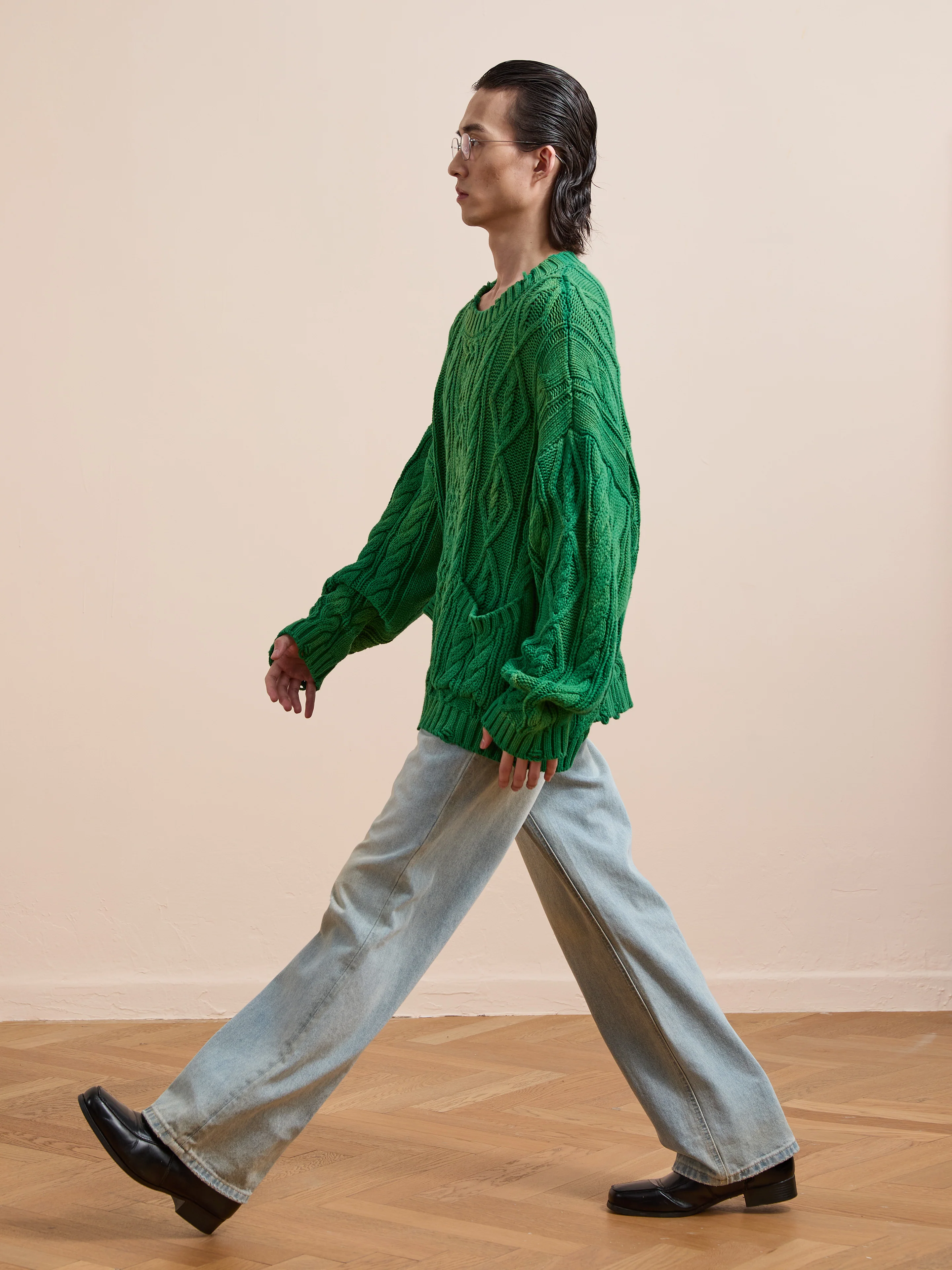 Cable Knit Pullover Sweater - Image 14