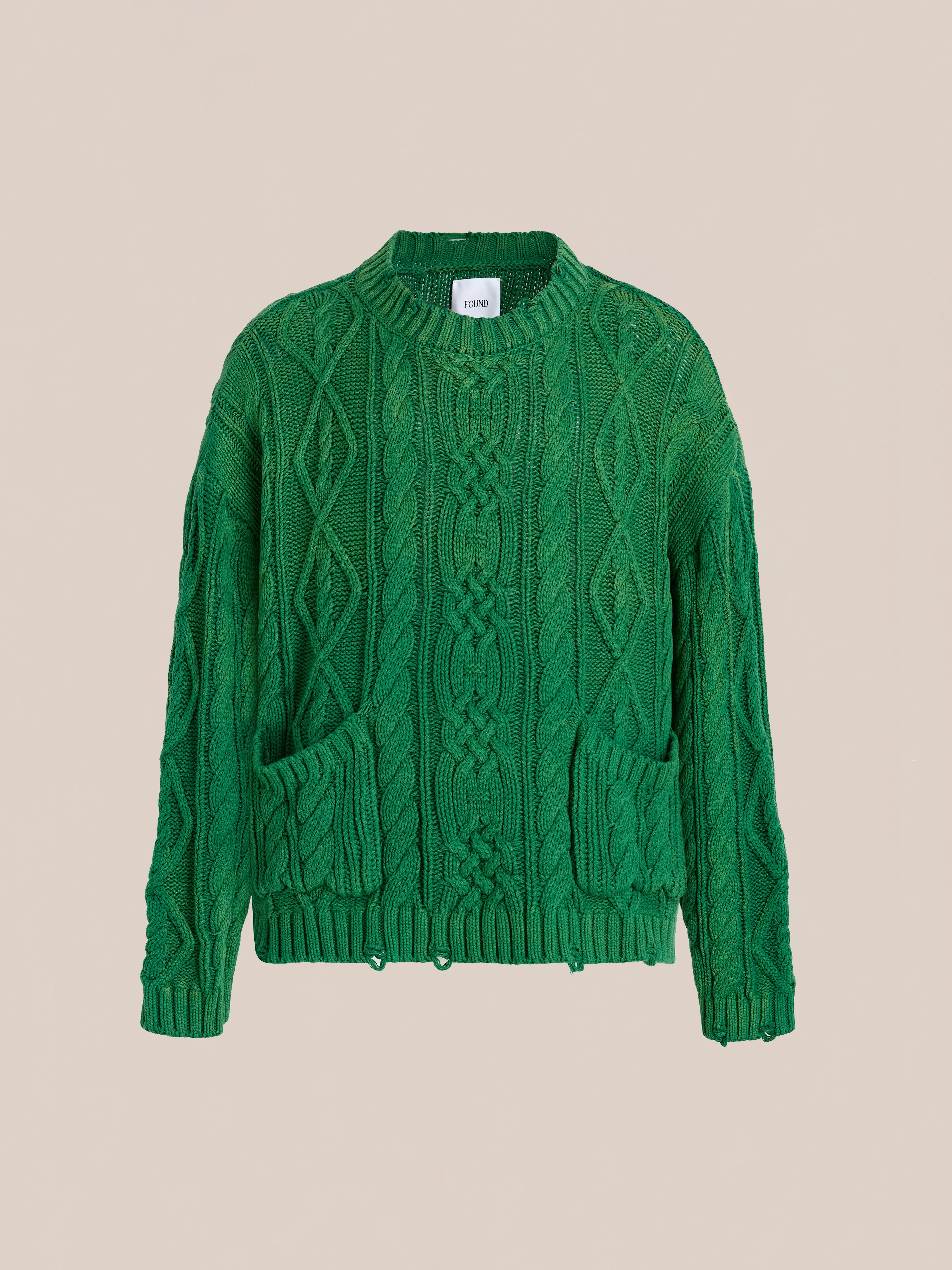 Cable Knit Pullover Sweater - Image 4