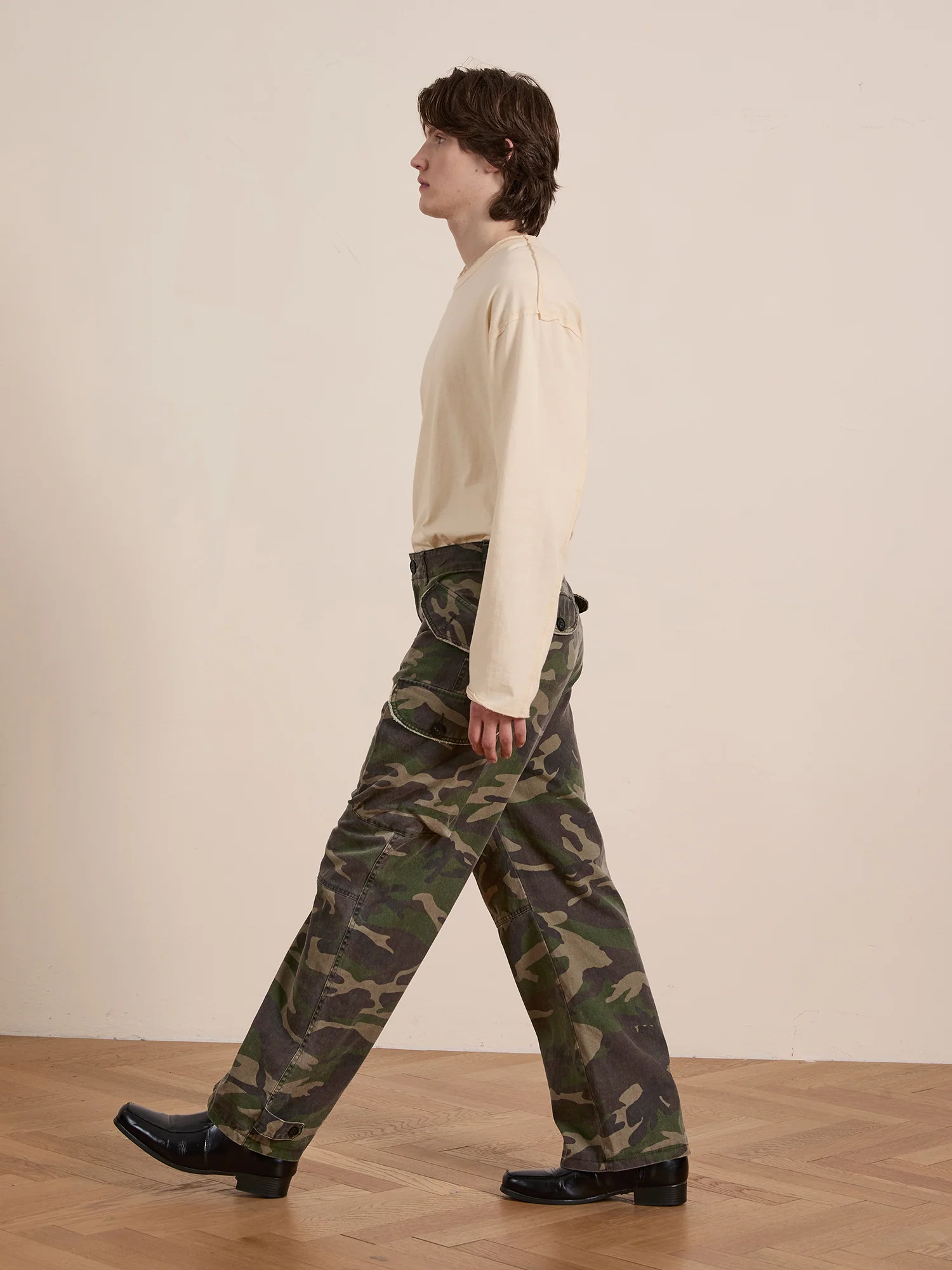 Camouflage Twill Utility Cargo Pants - Image 10