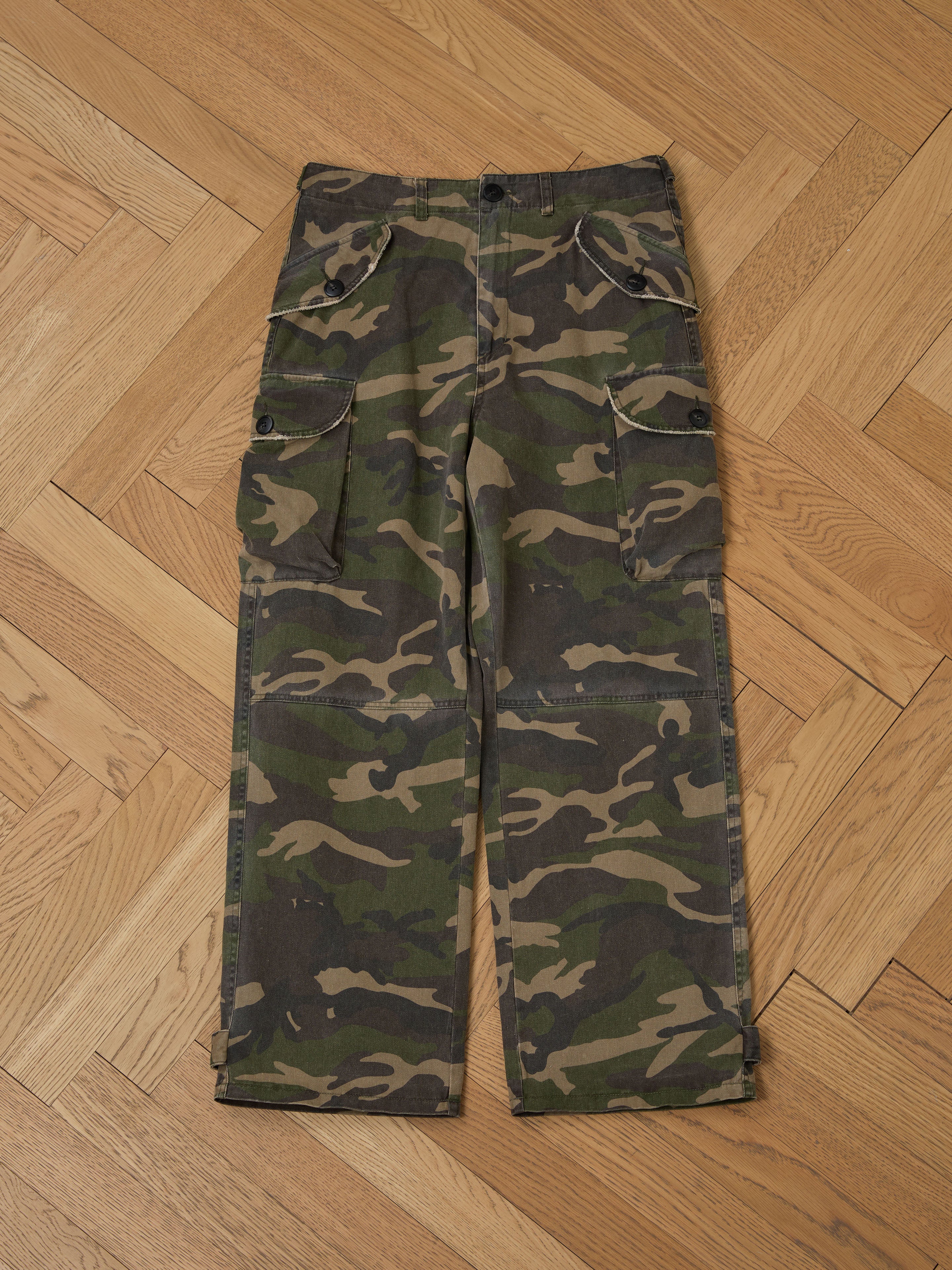 Camouflage Twill Utility Cargo Pants - Image 12
