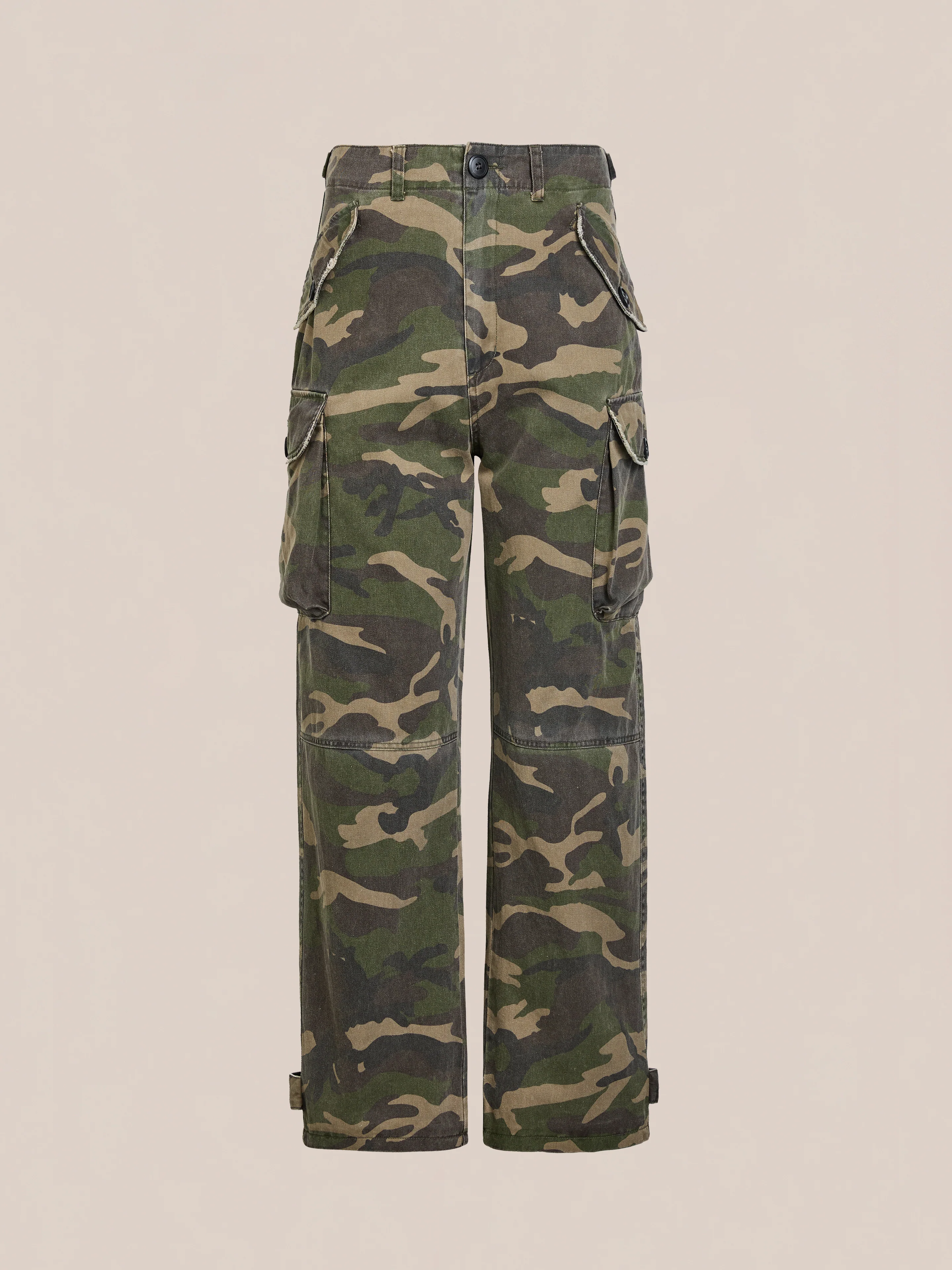 Camouflage Twill Utility Cargo Pants - Image 5