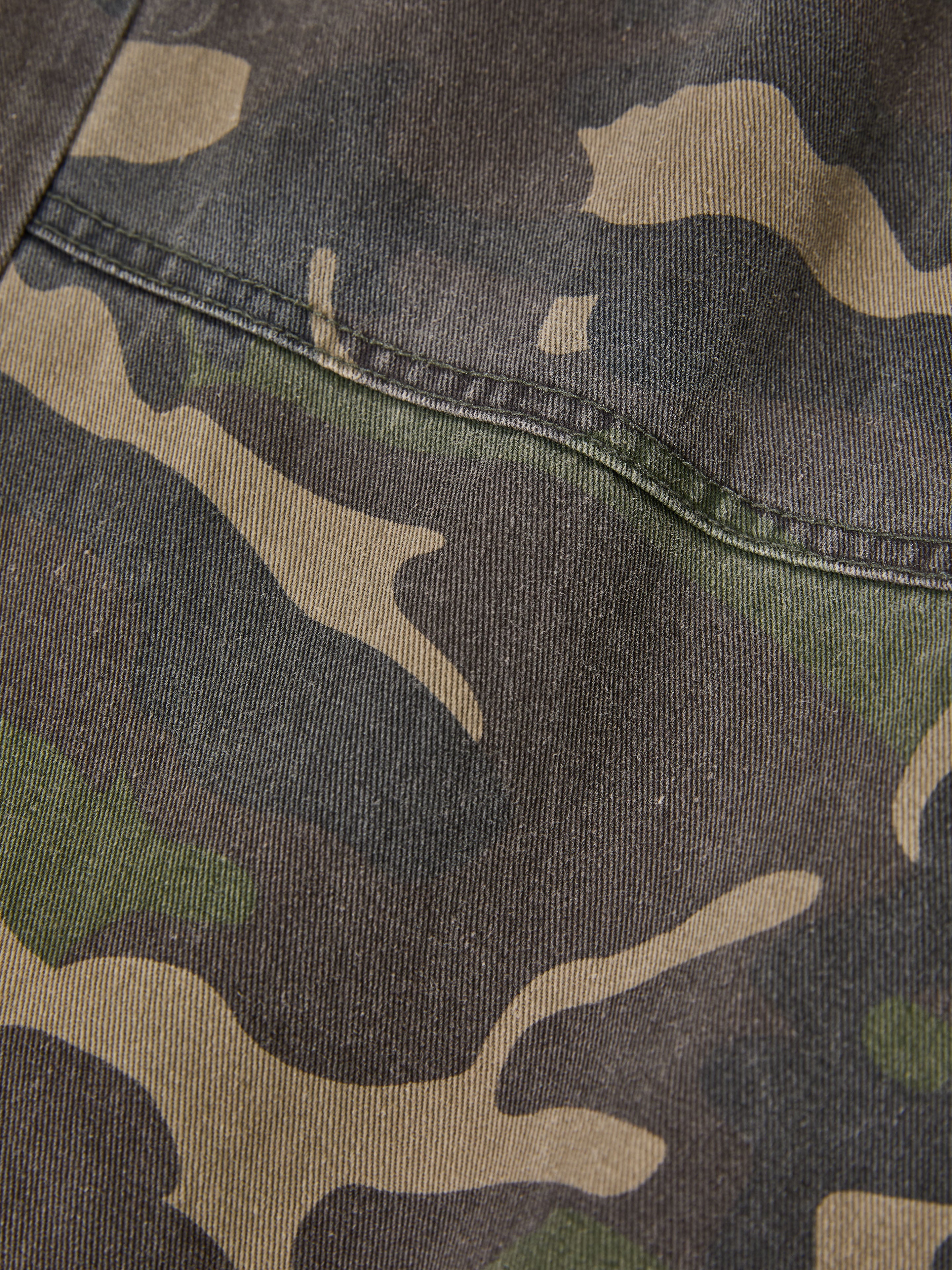 Camouflage Twill Utility Cargo Pants - Image 7