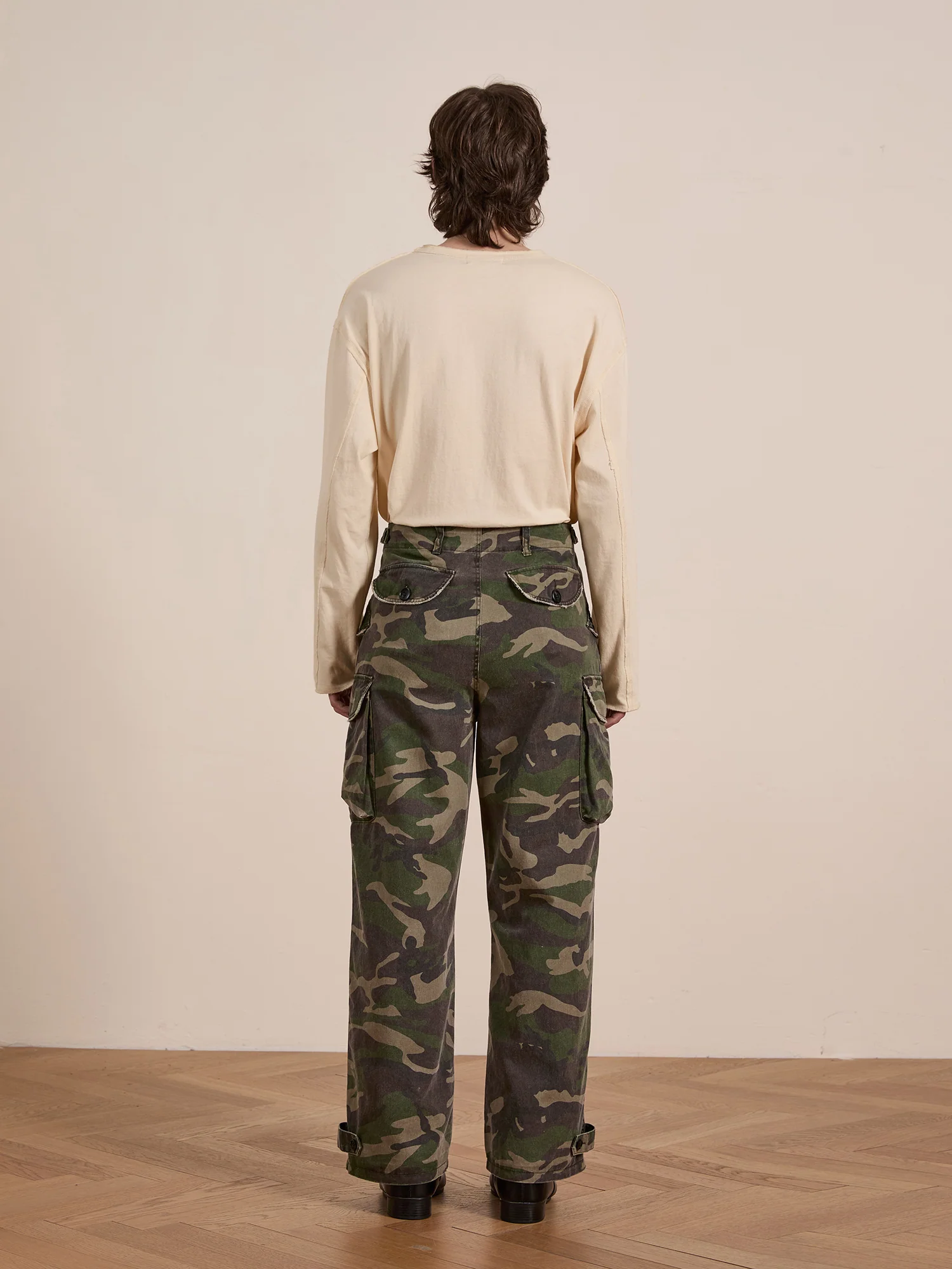 Camouflage Twill Utility Cargo Pants - Image 9