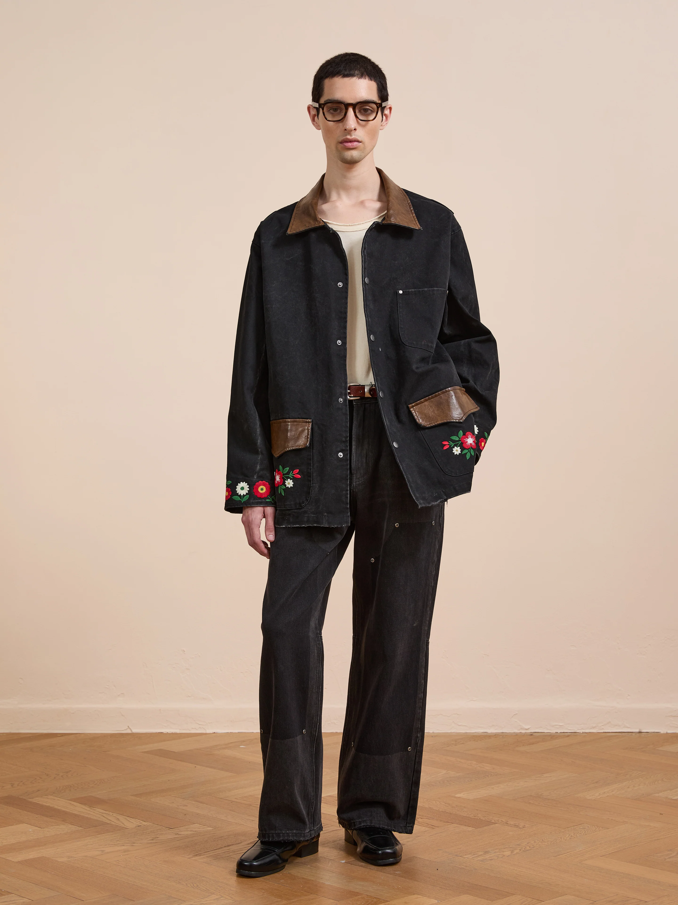 Canvas Embroidered Barn Jacket - Image 10