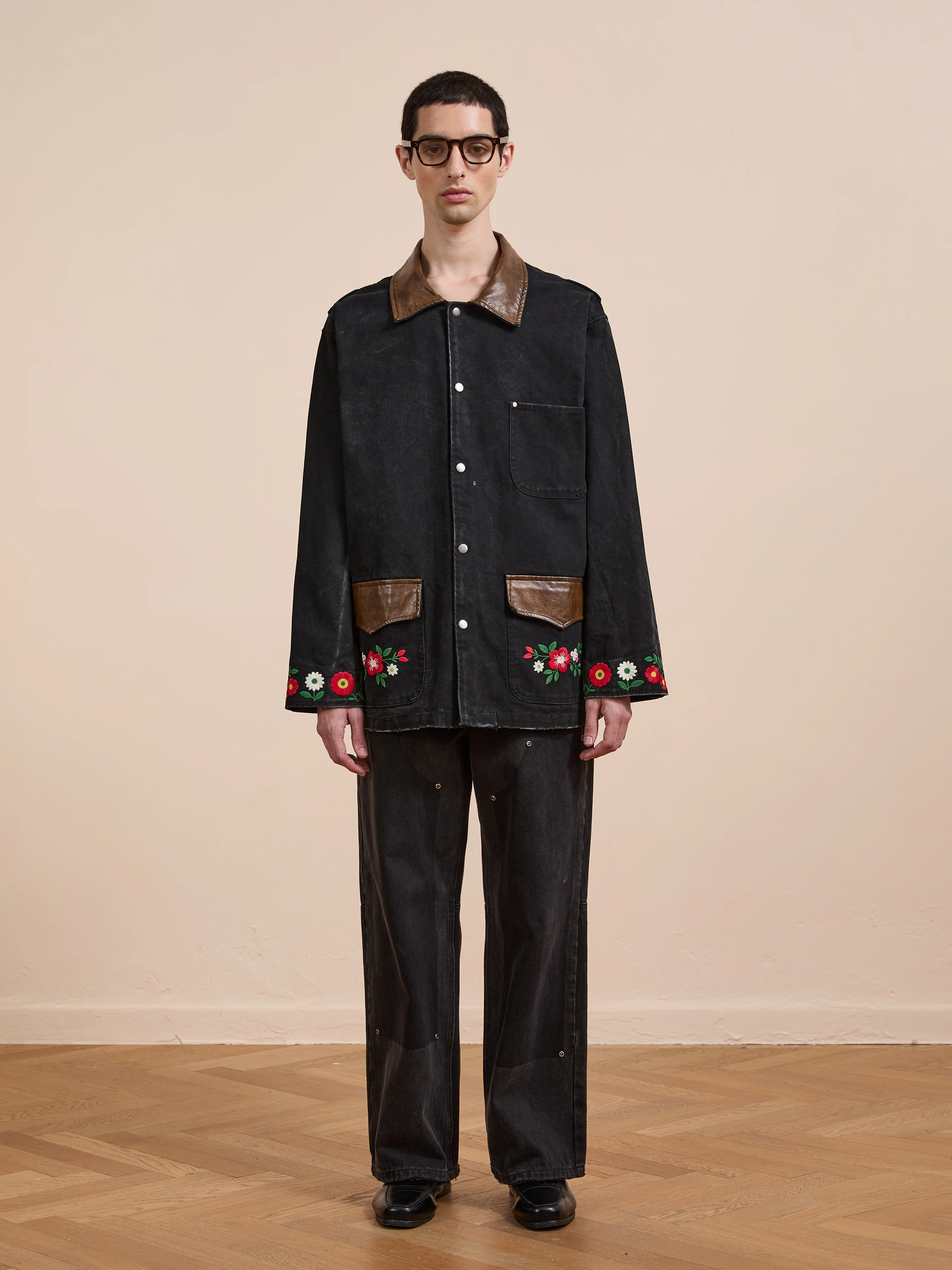 Canvas Embroidered Barn Jacket - Image 11