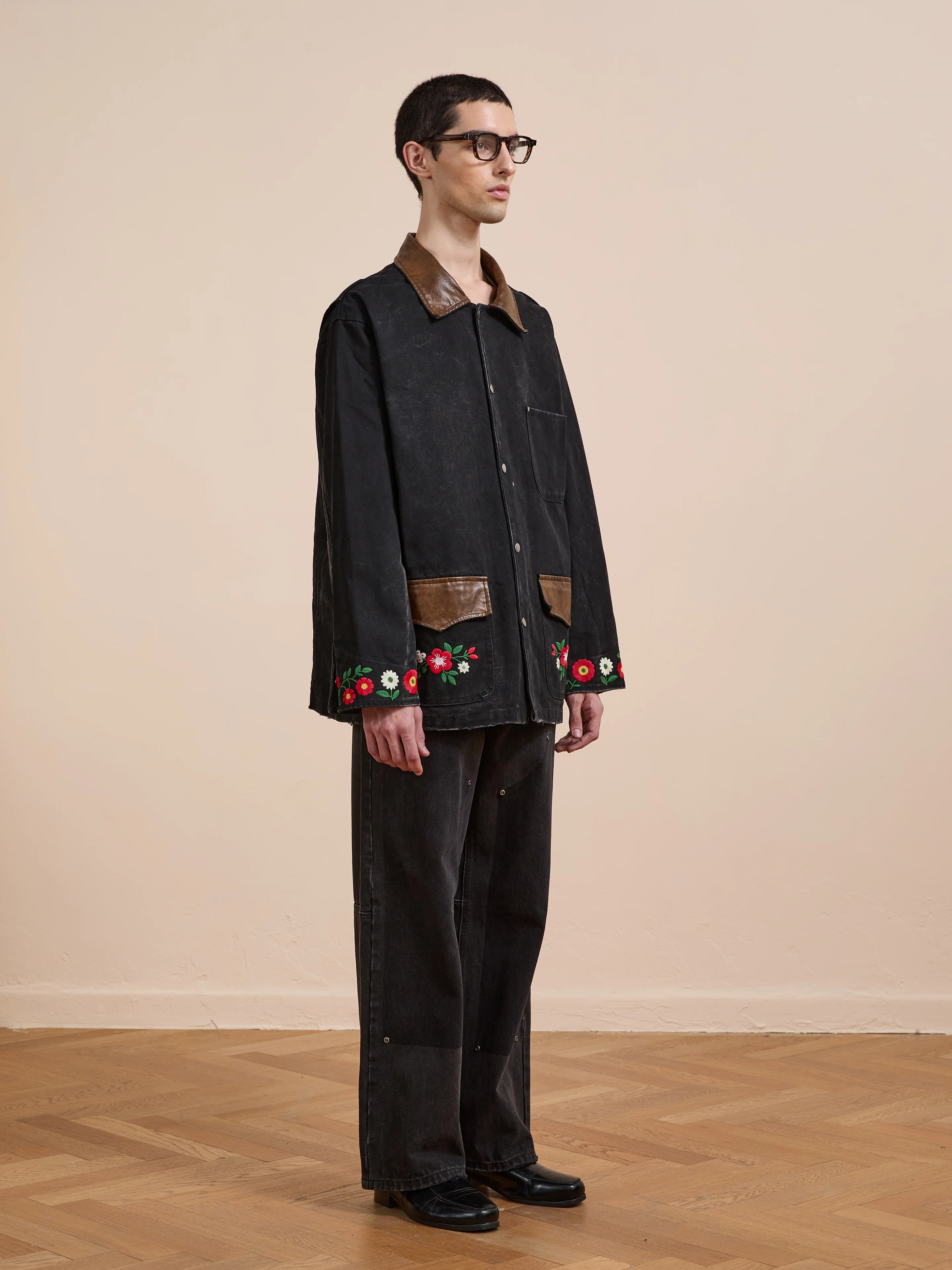 Canvas Embroidered Barn Jacket - Image 12