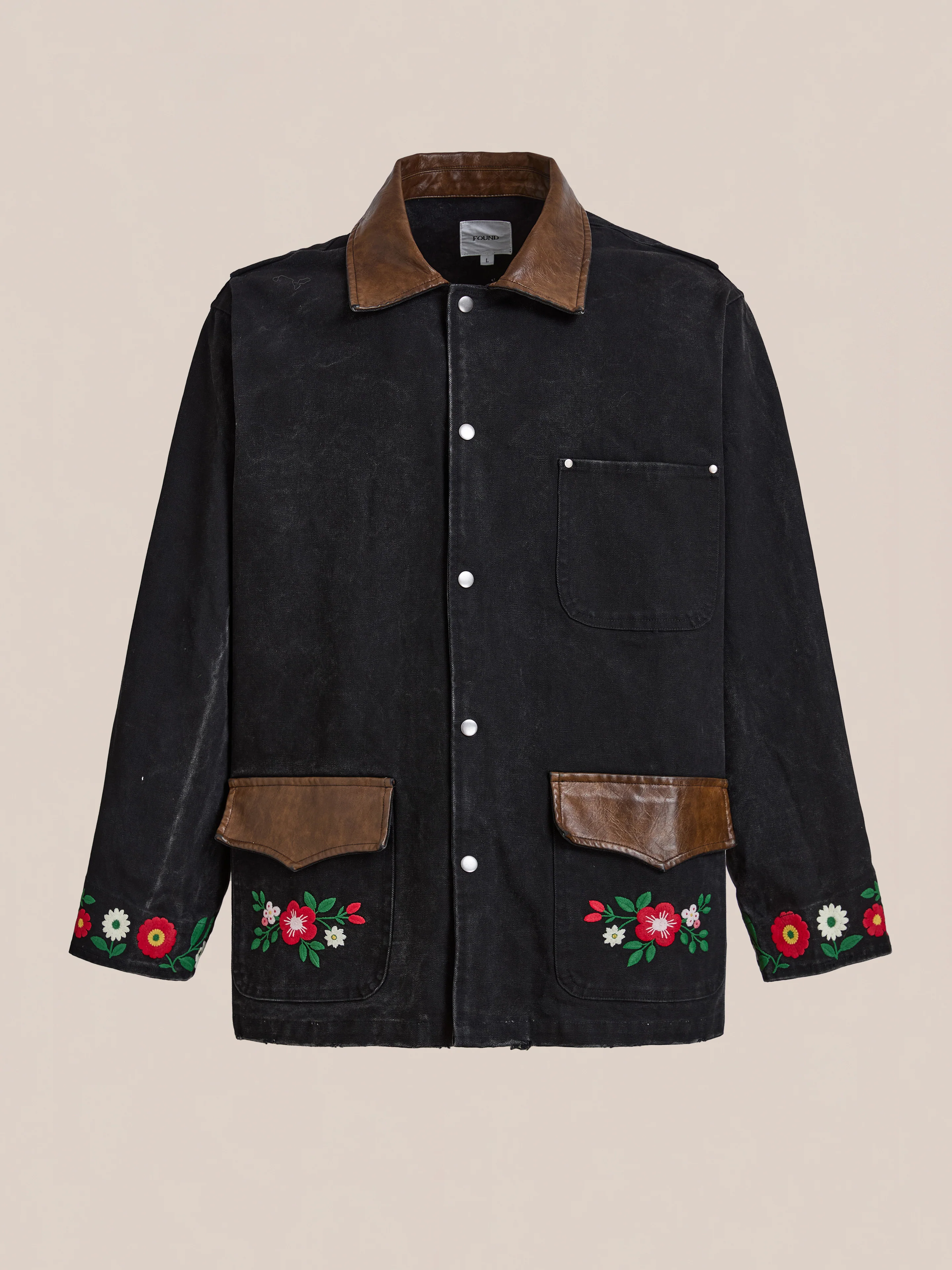 Canvas Embroidered Barn Jacket - Image 5