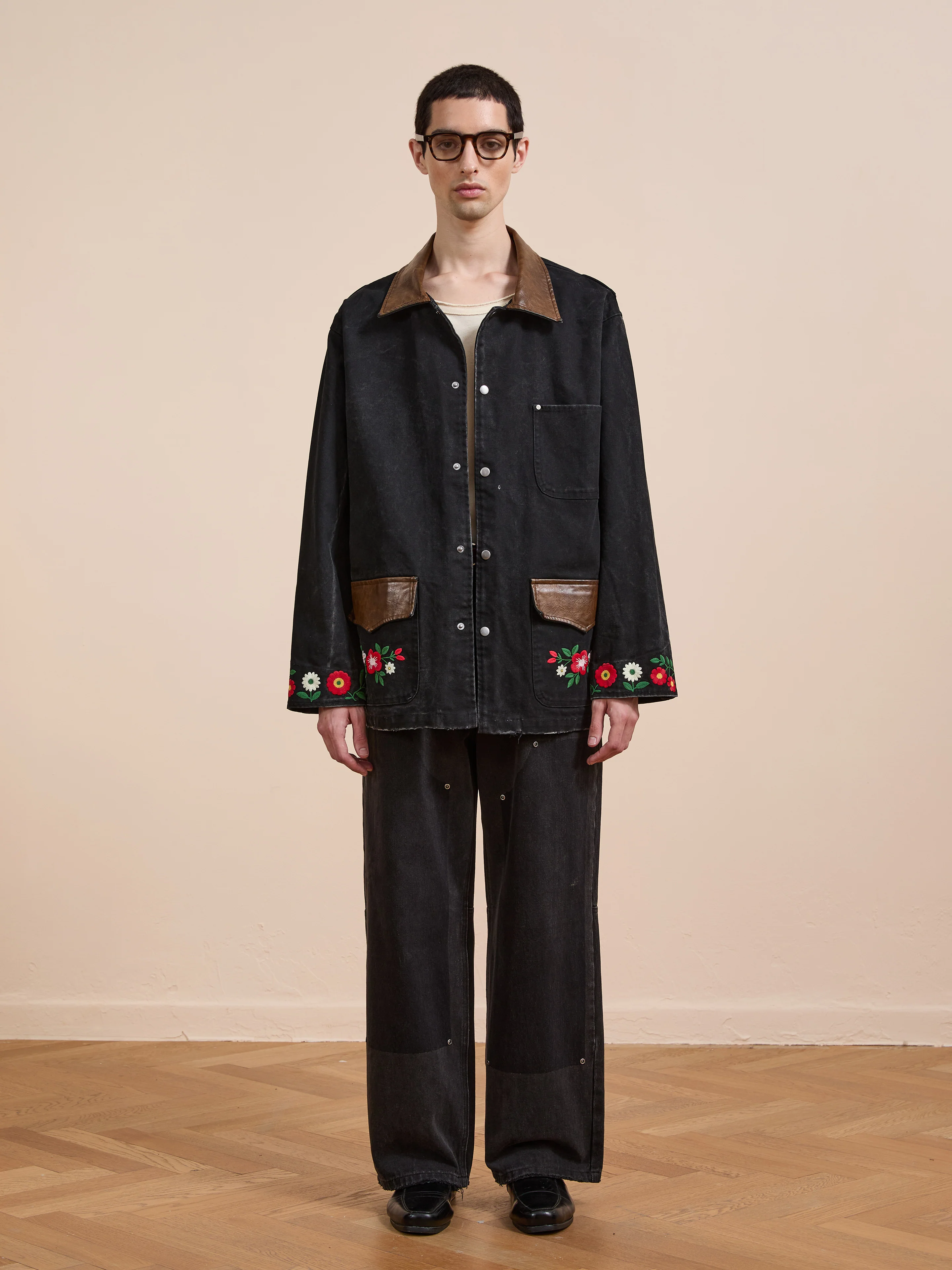 Canvas Embroidered Barn Jacket - Image 8