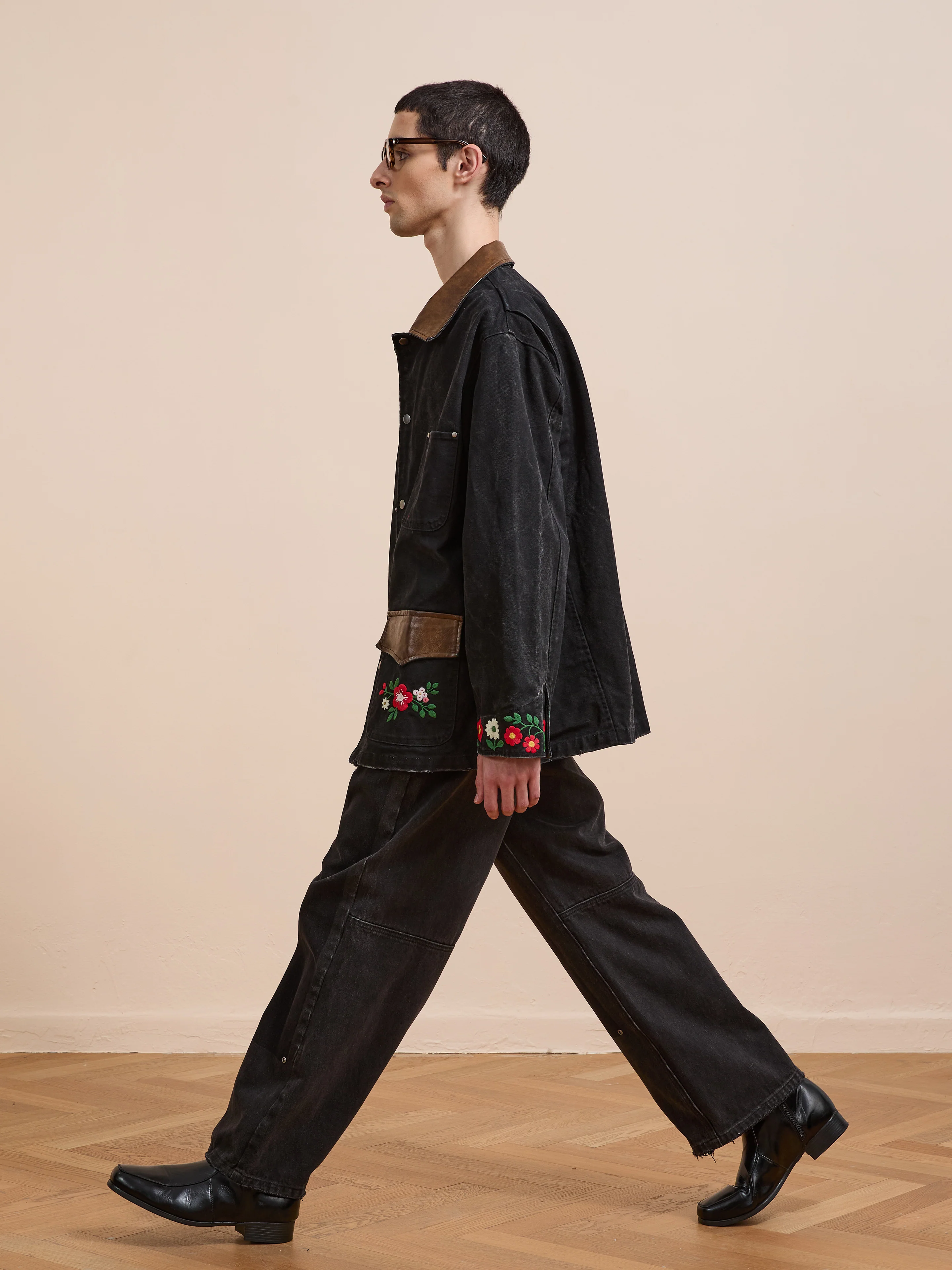 Canvas Embroidered Barn Jacket - Image 9
