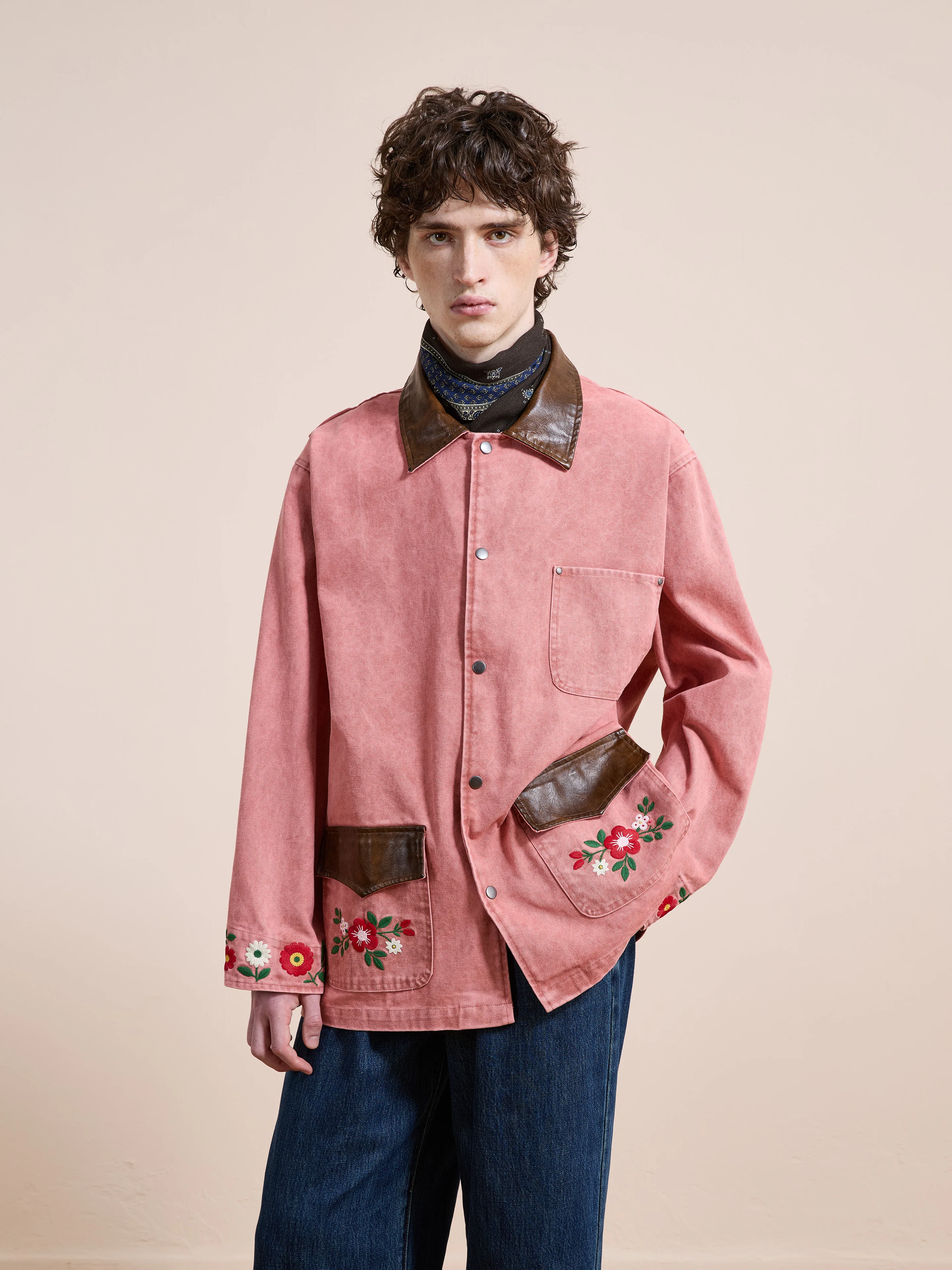 Canvas Embroidered Barn Jacket