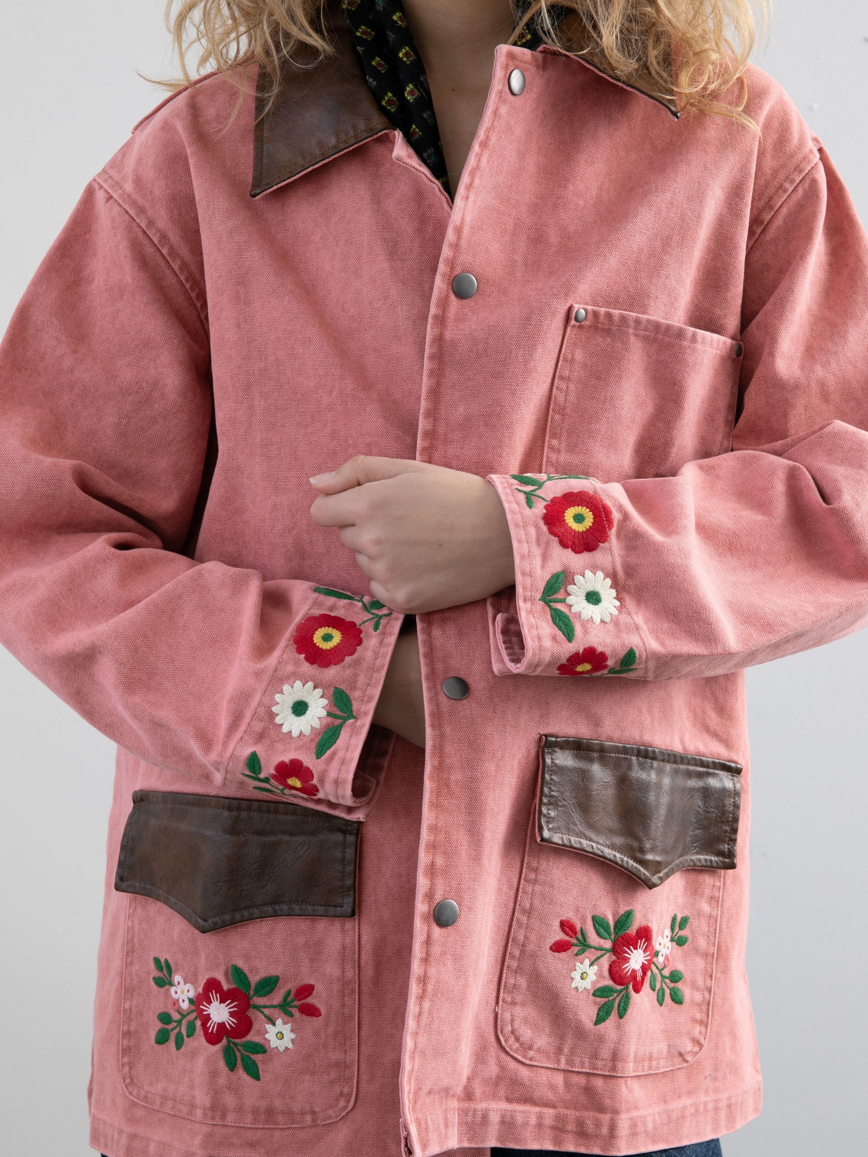 Canvas Embroidered Barn Jacket - Image 12