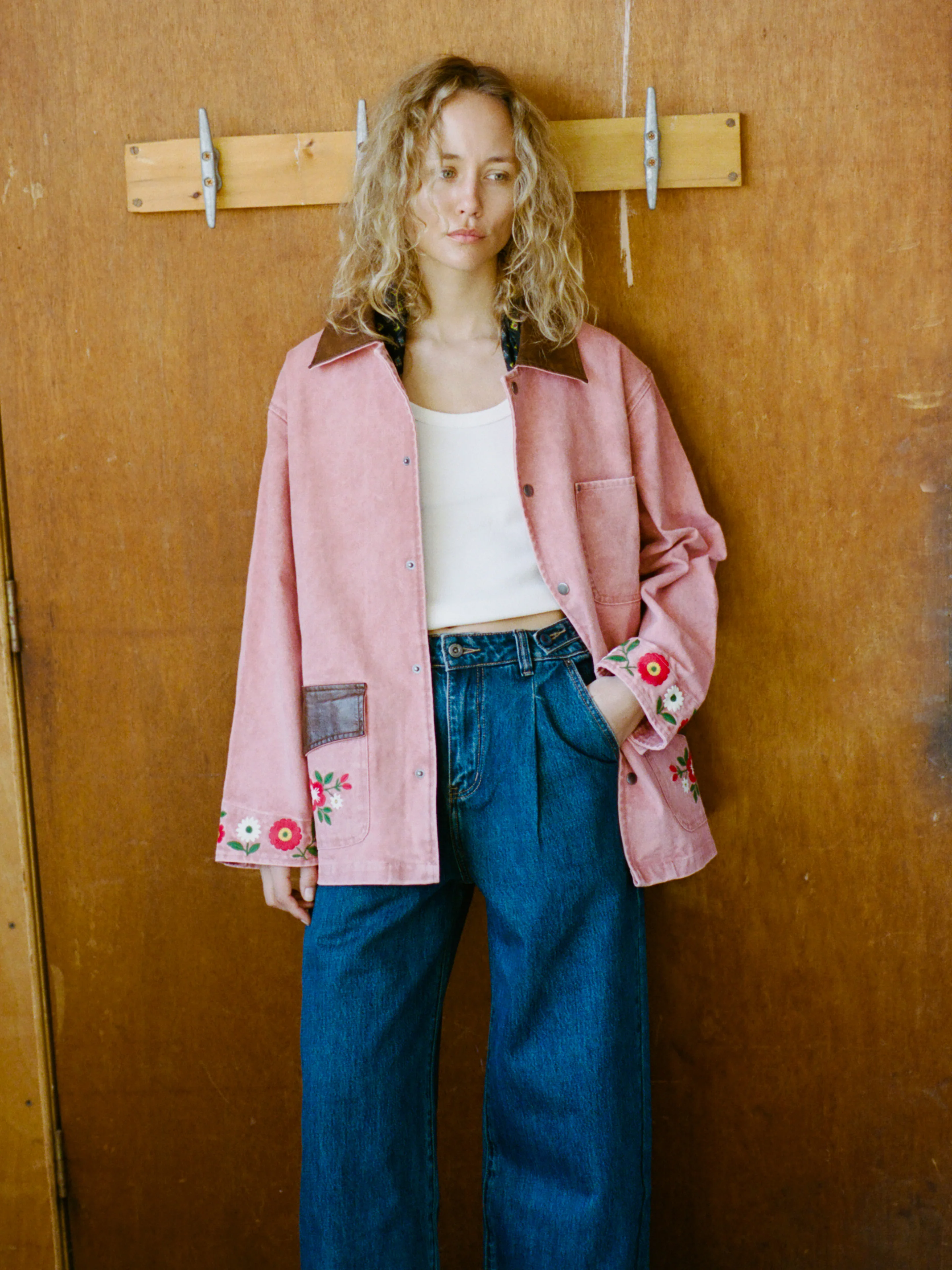 Canvas Embroidered Barn Jacket - Image 14
