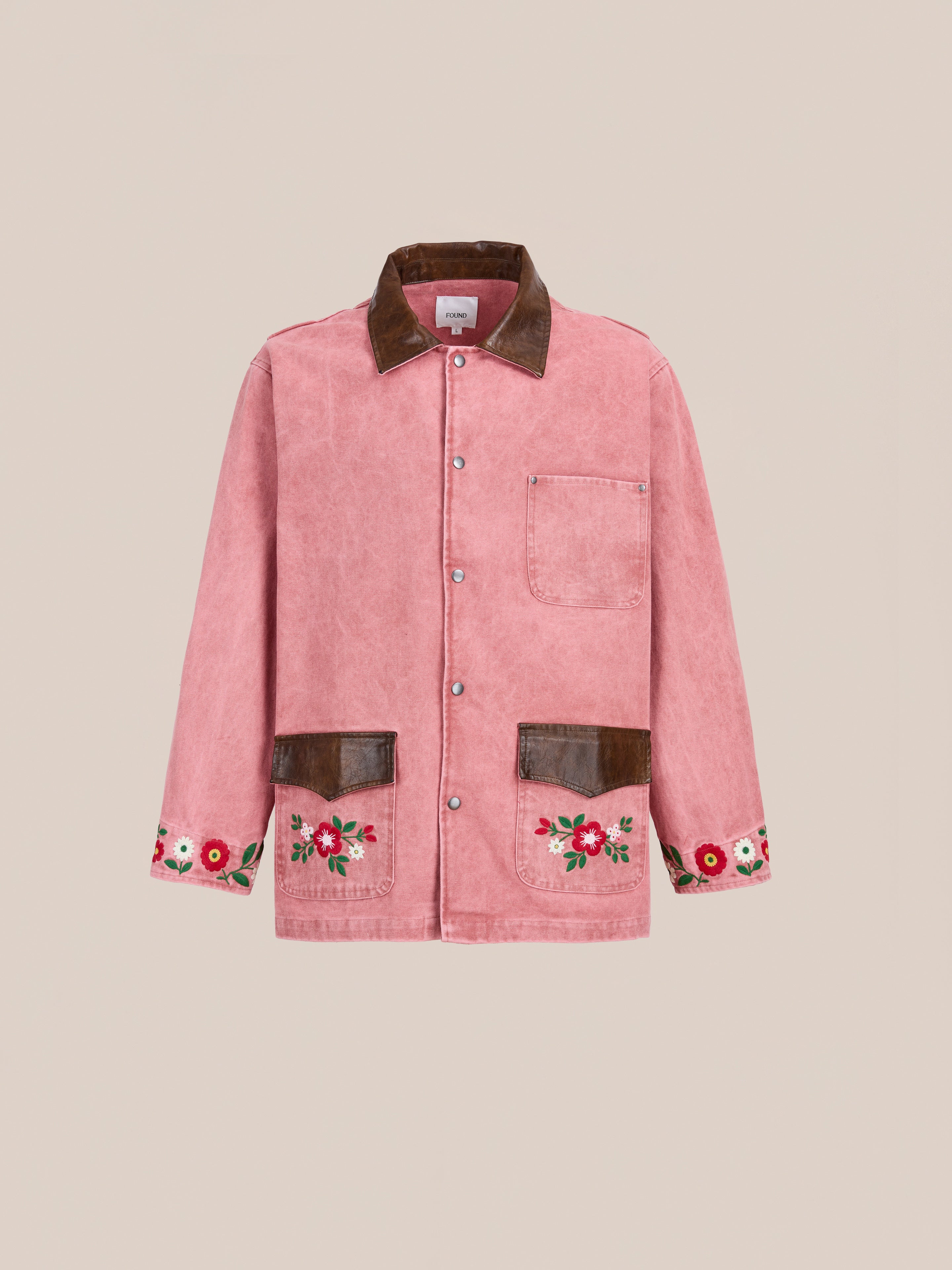 Canvas Embroidered Barn Jacket - Image 5