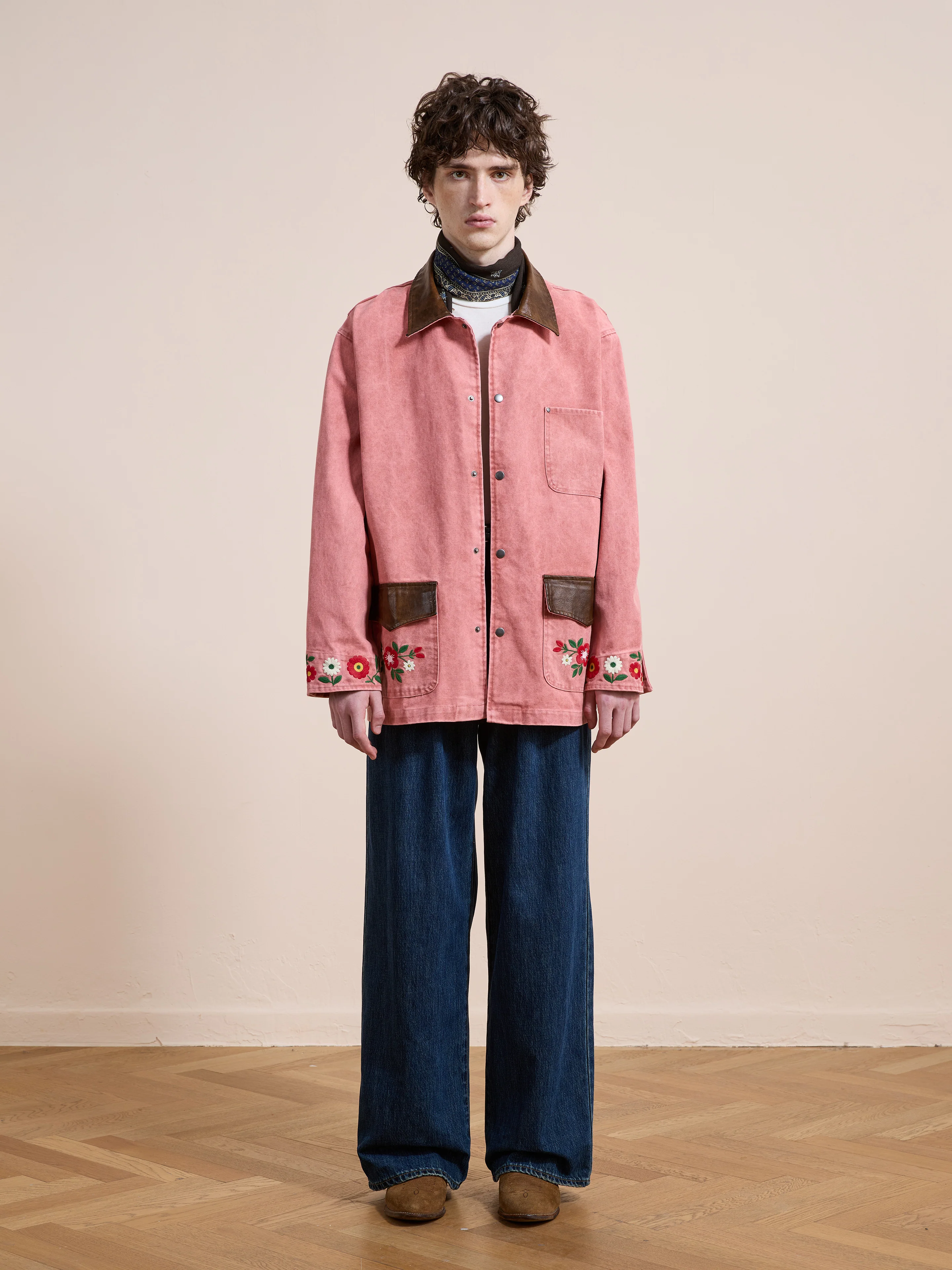 Canvas Embroidered Barn Jacket - Image 8
