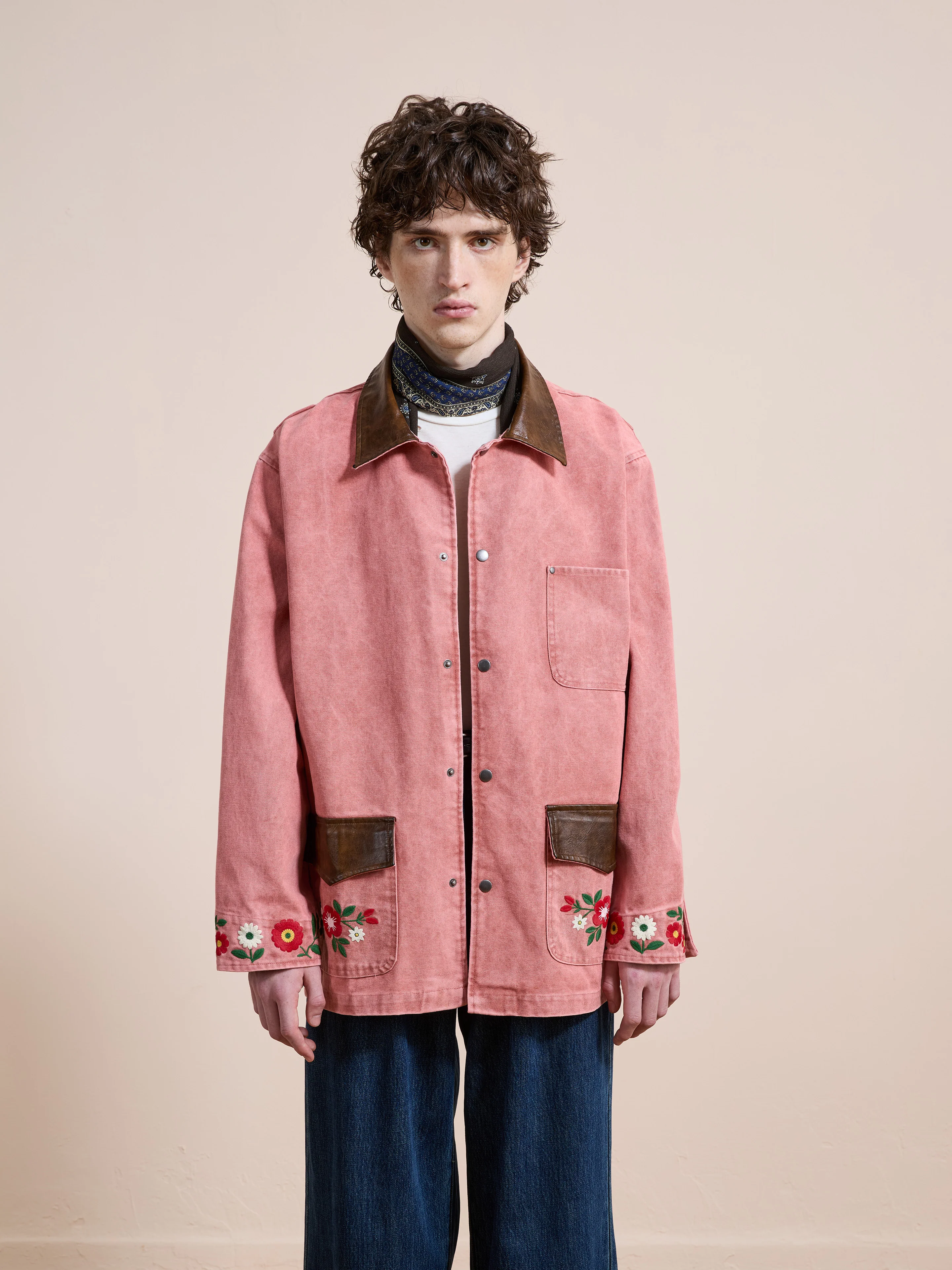 Canvas Embroidered Barn Jacket - Image 9