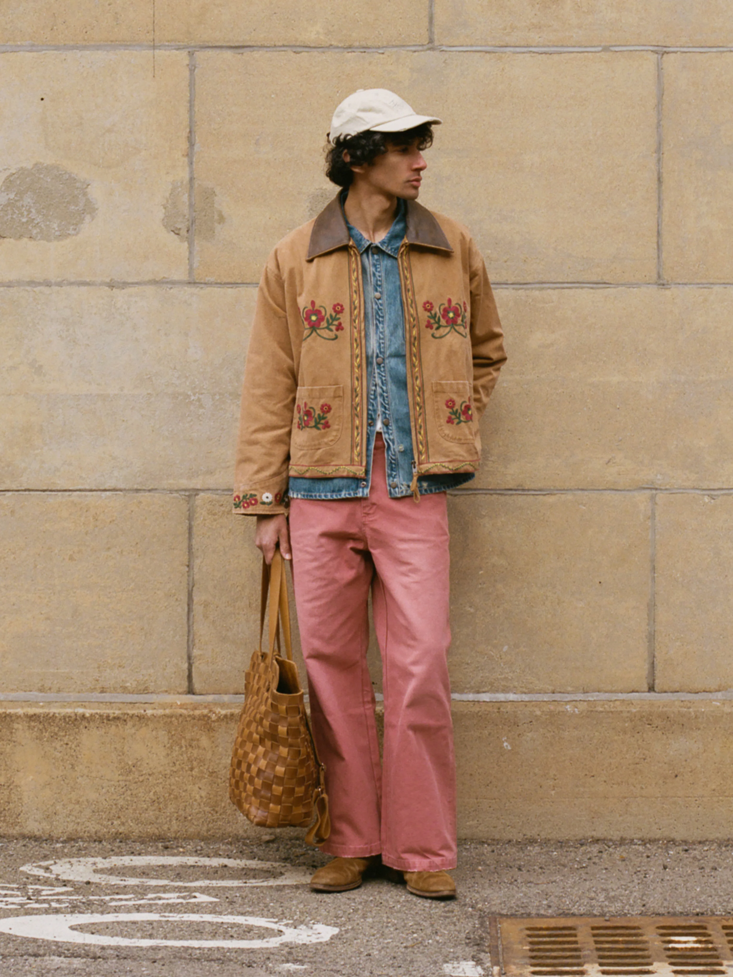 Rosette Canvas Work Jacket - Image 2