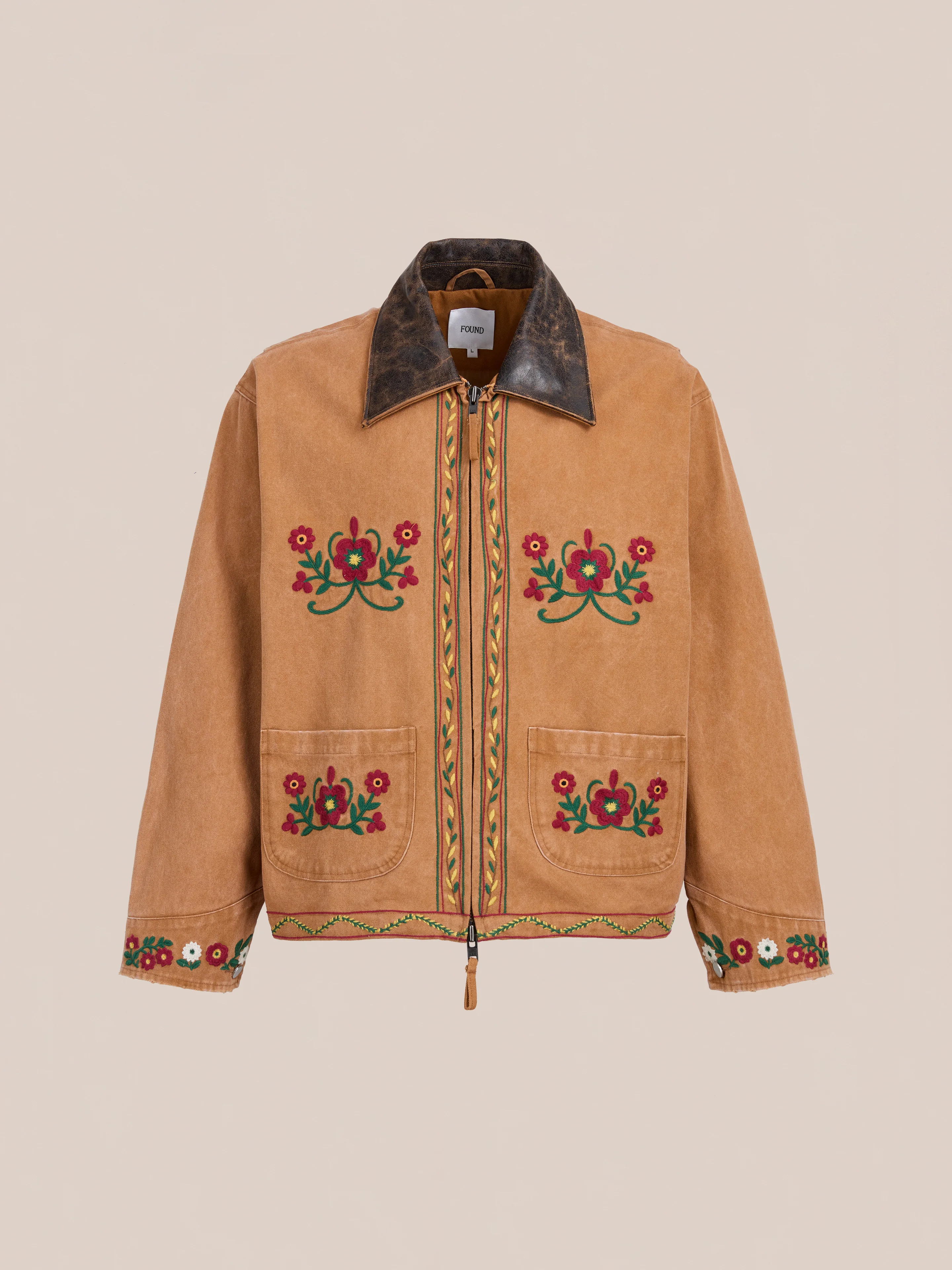 Rosette Canvas Work Jacket - Image 4