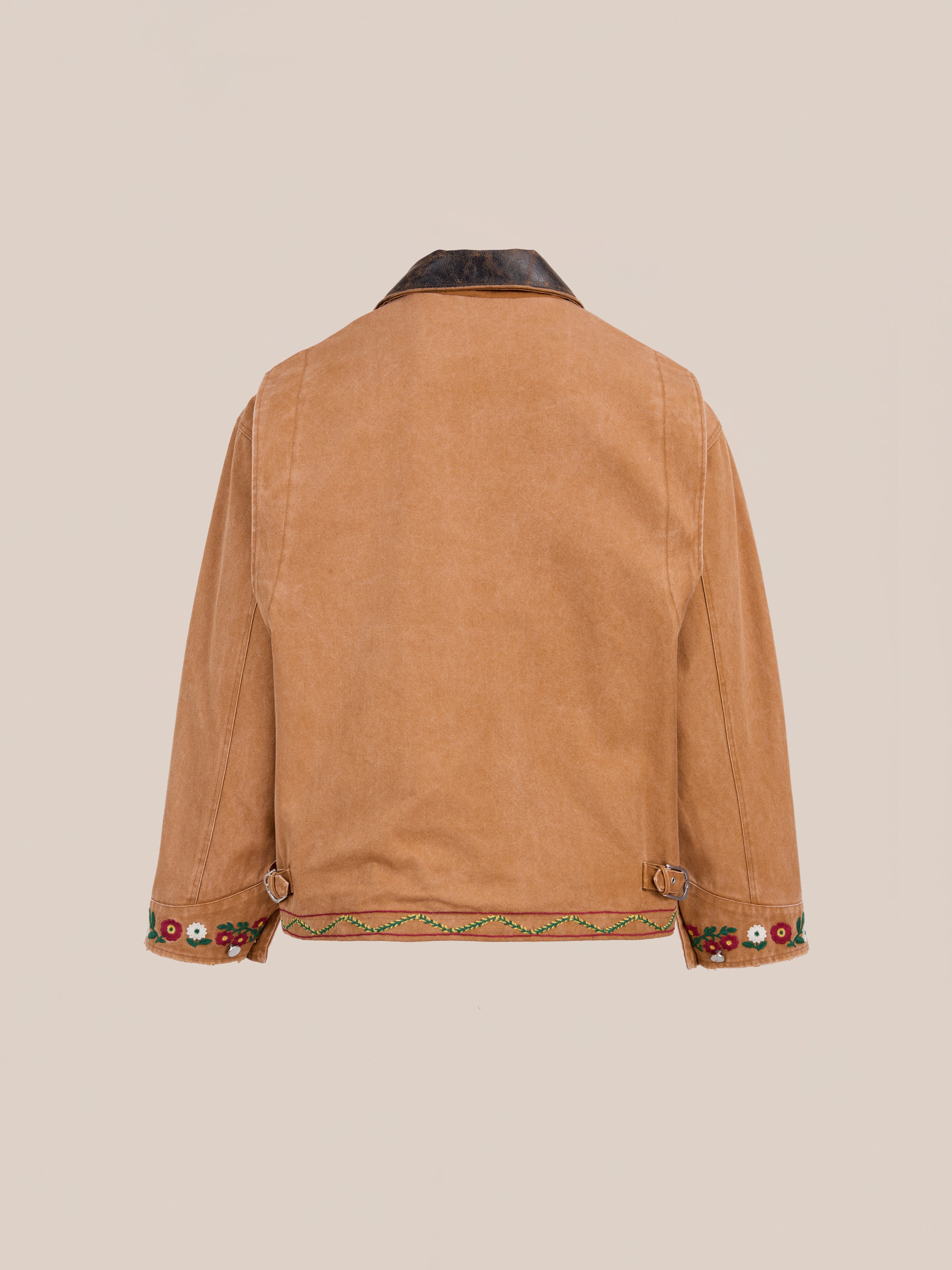 Rosette Canvas Work Jacket - Image 5
