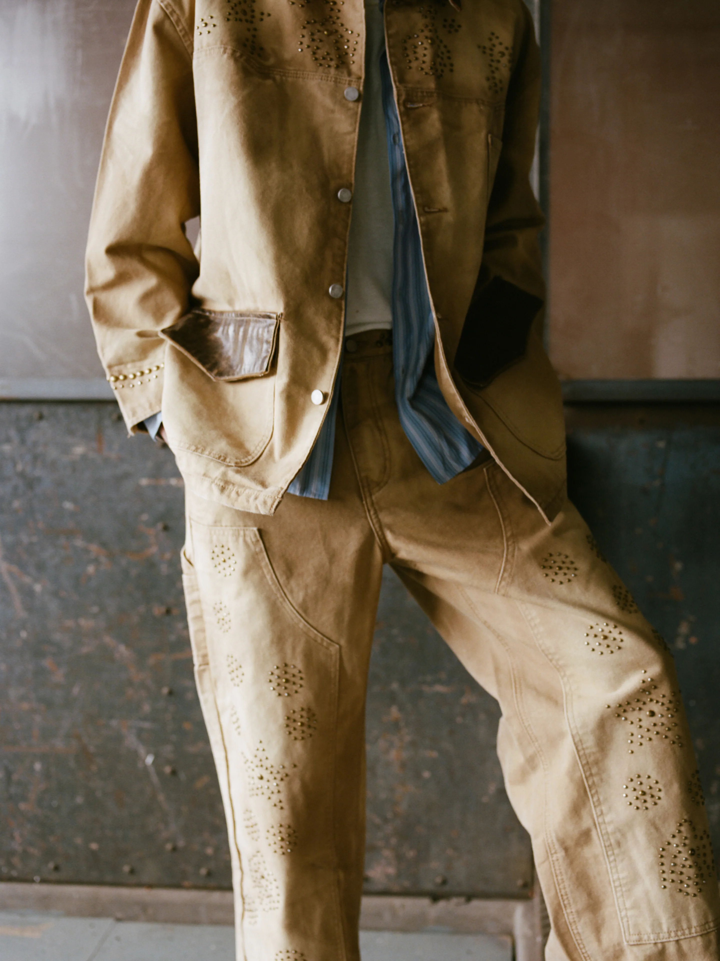 Canvas Studded Barn Jacket - Image 12