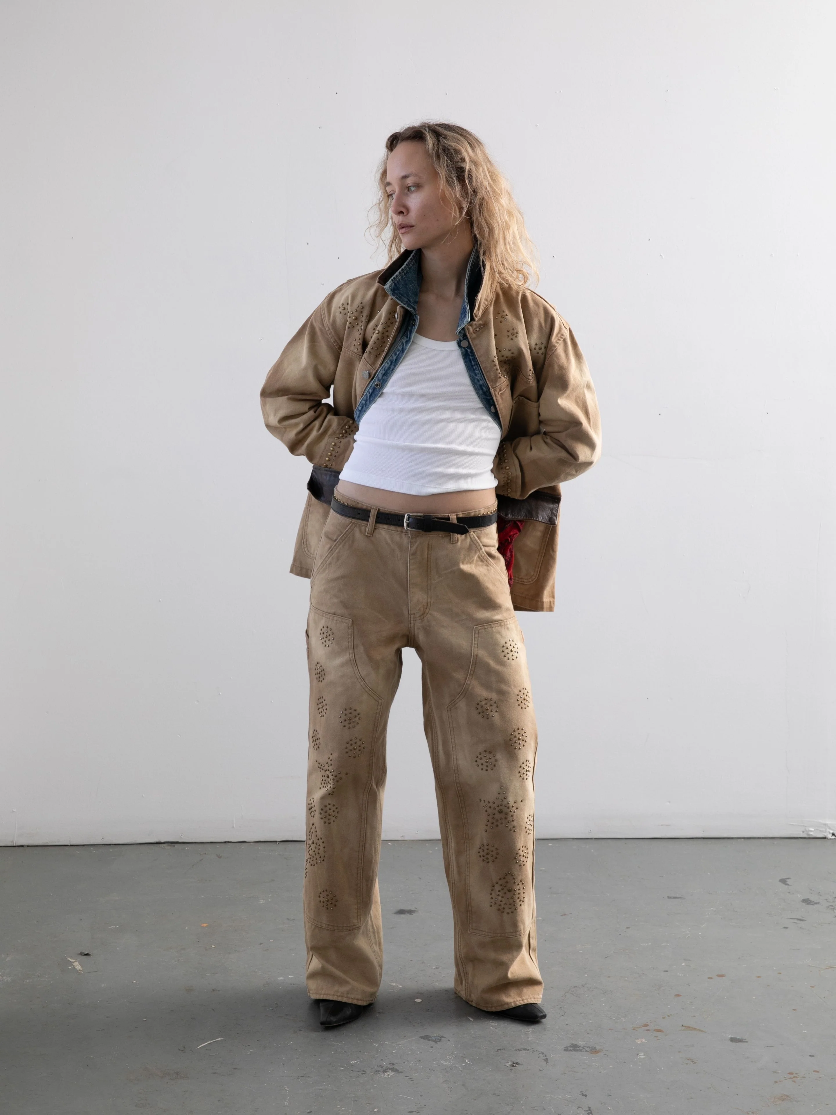 Canvas Studded Barn Jacket - Image 17