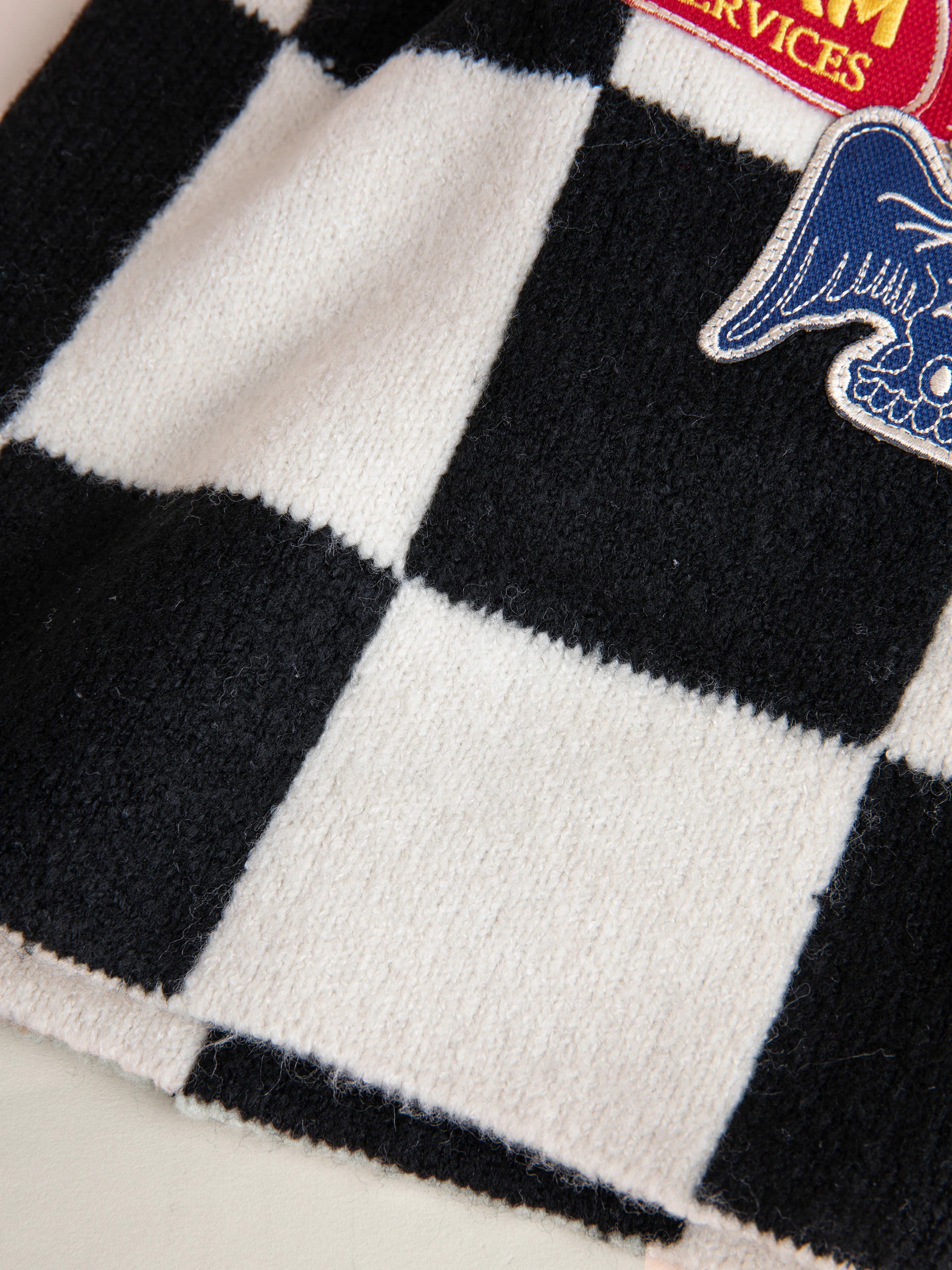 Check Multi Patch Beanie - Image 6