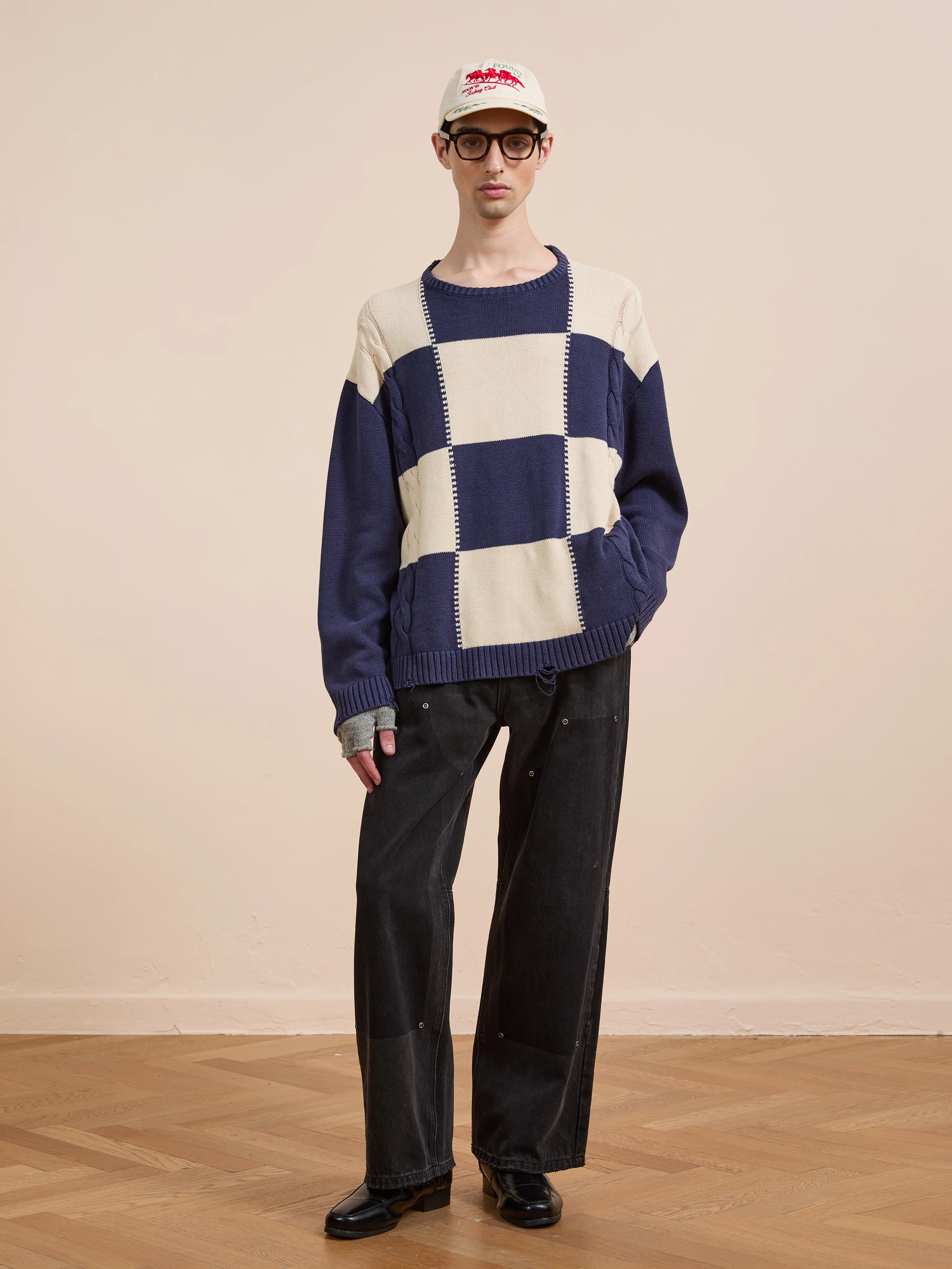 Checkered Fisherman Sweater - Image 3