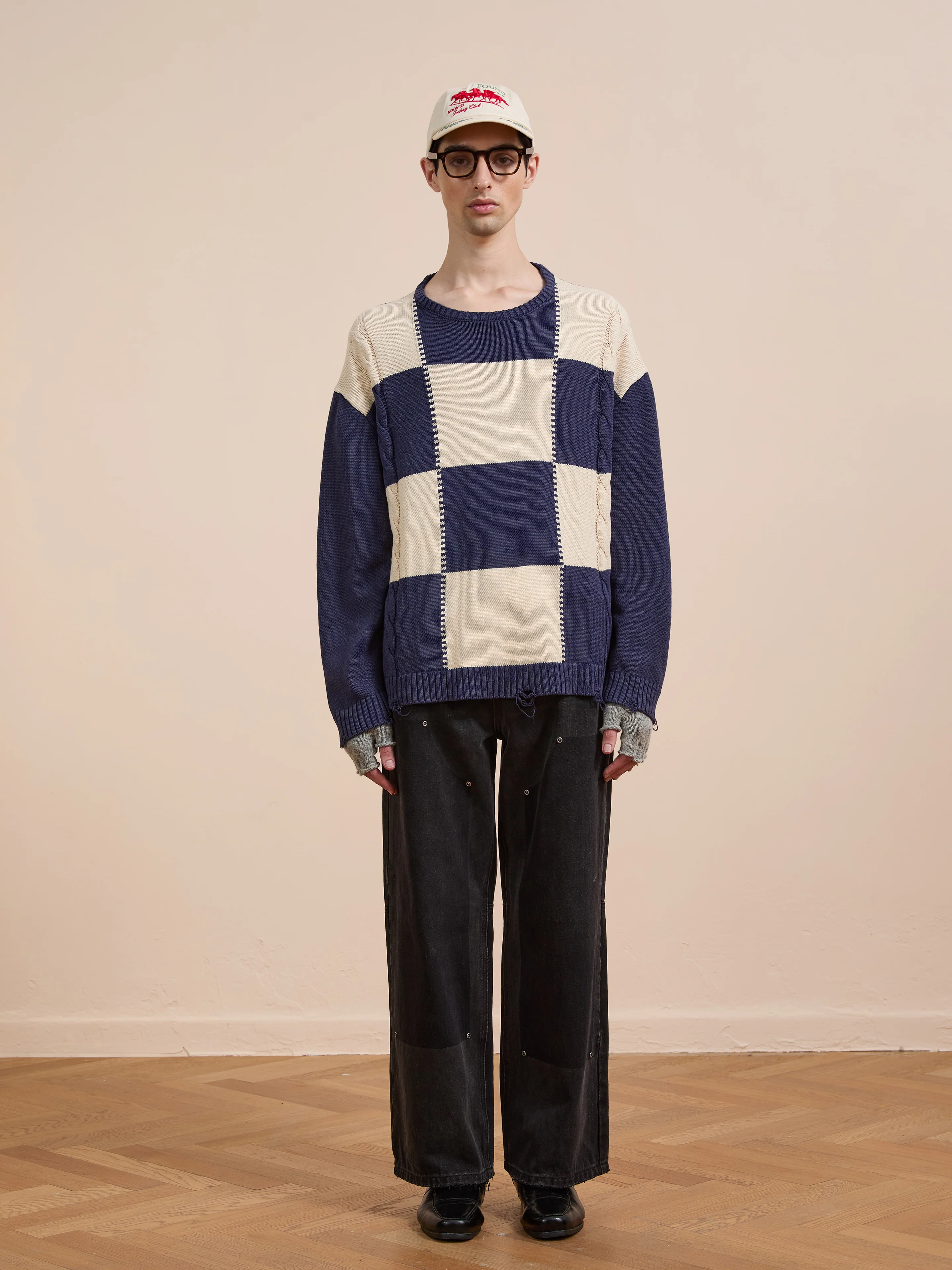 Checkered Fisherman Sweater - Image 4