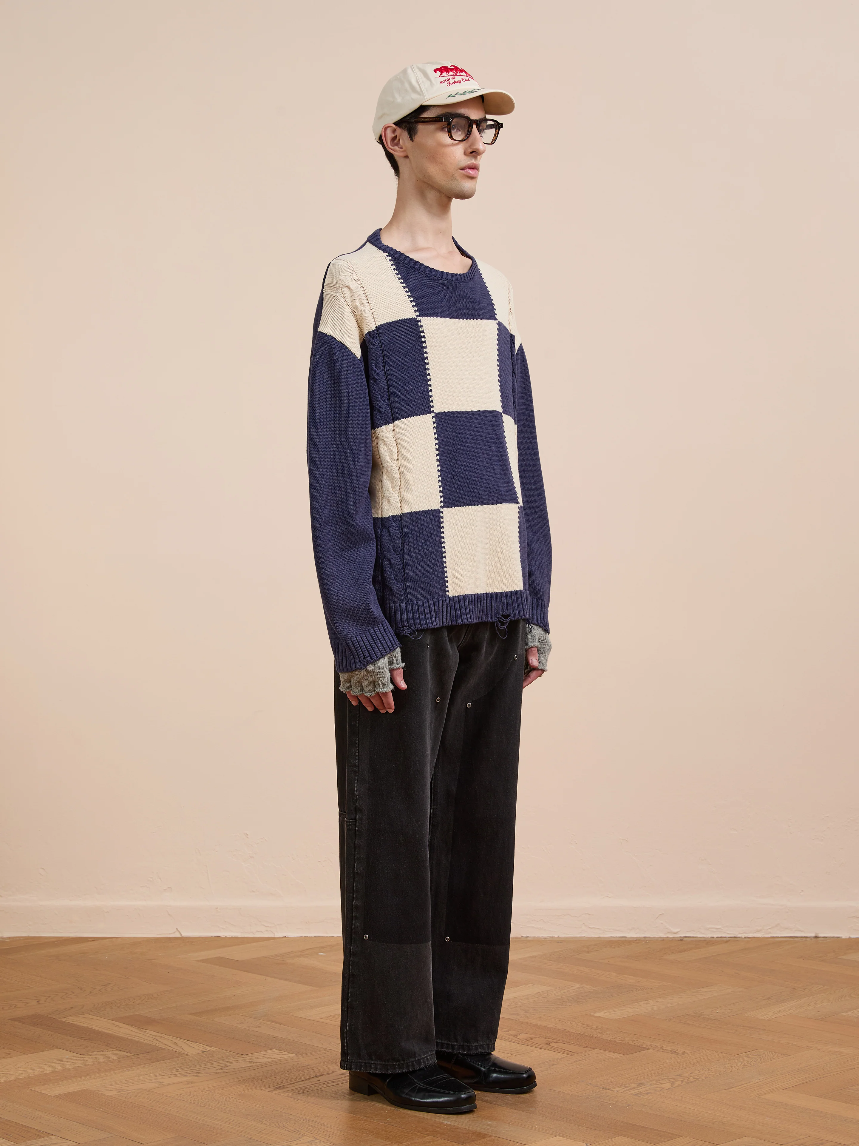 Checkered Fisherman Sweater - Image 5