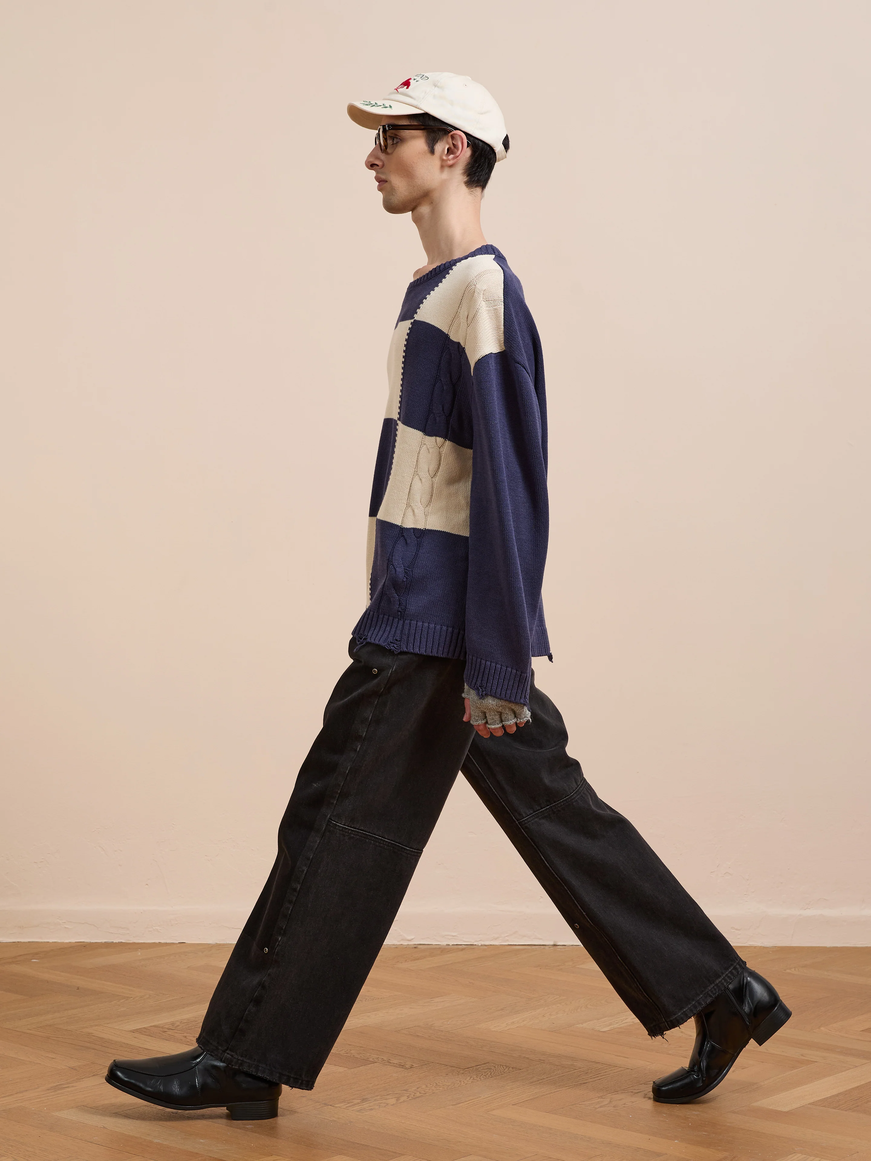 Checkered Fisherman Sweater - Image 6