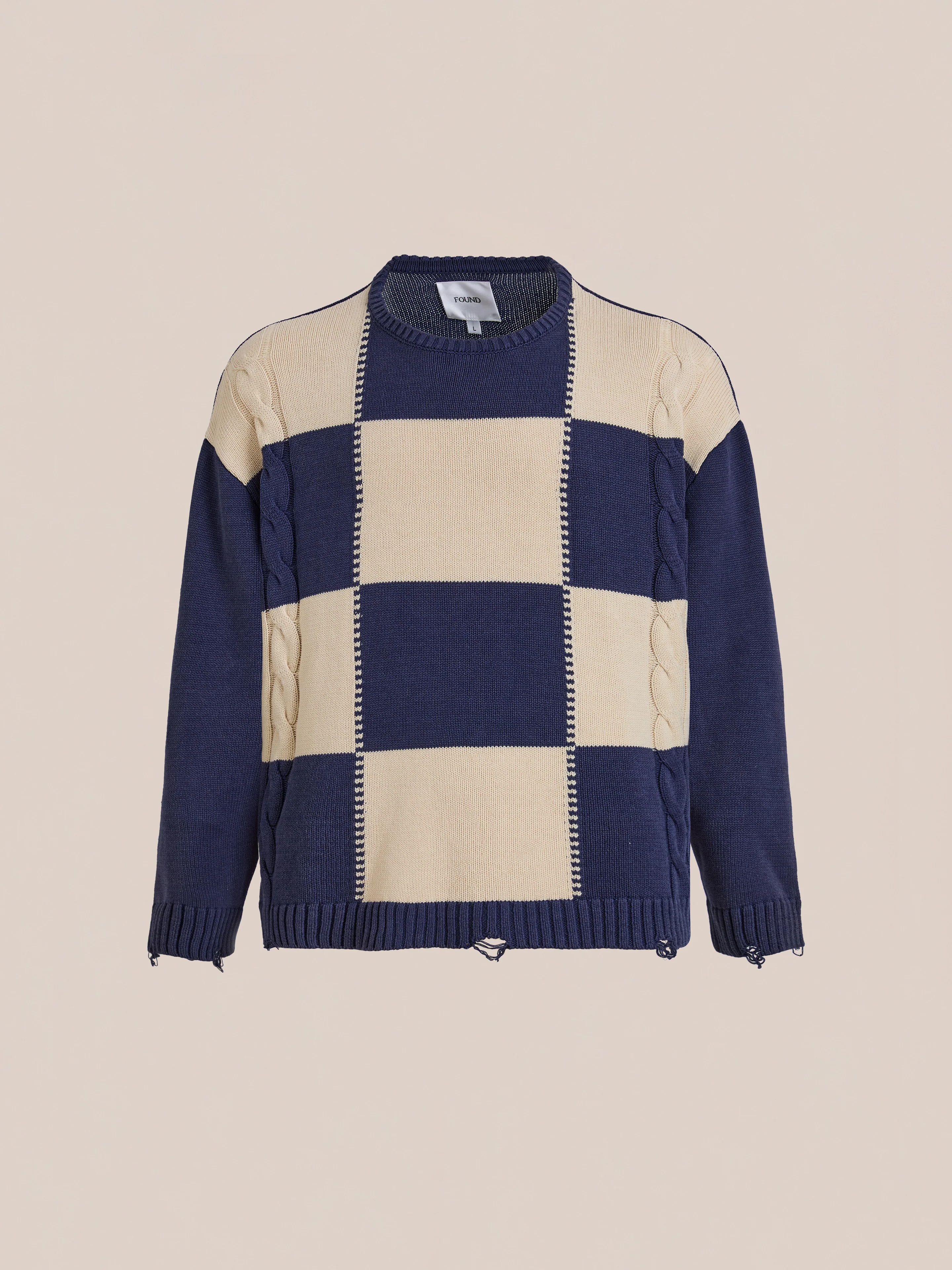 Checkered Fisherman Sweater - Image 7