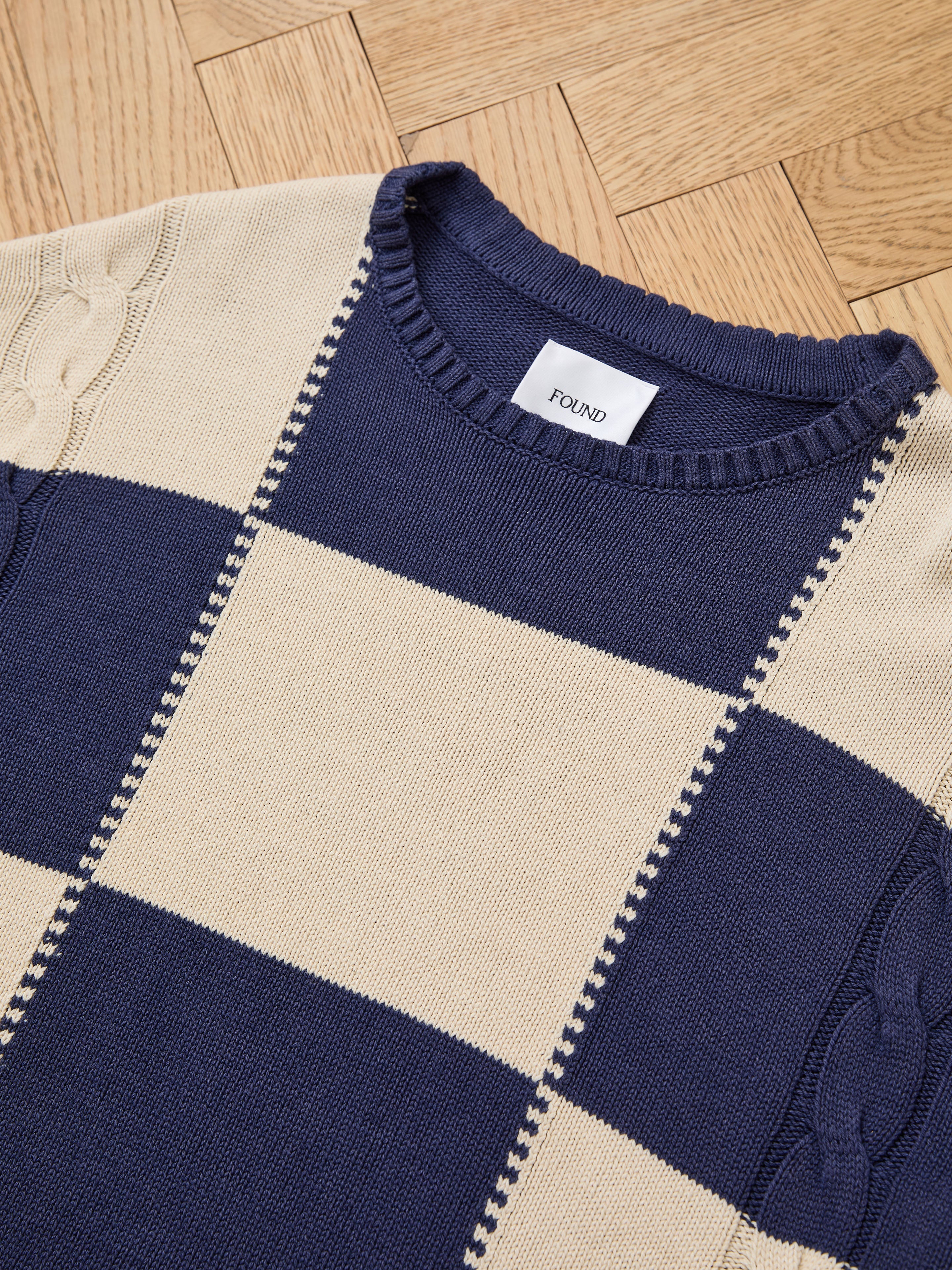 Checkered Fisherman Sweater - Image 9