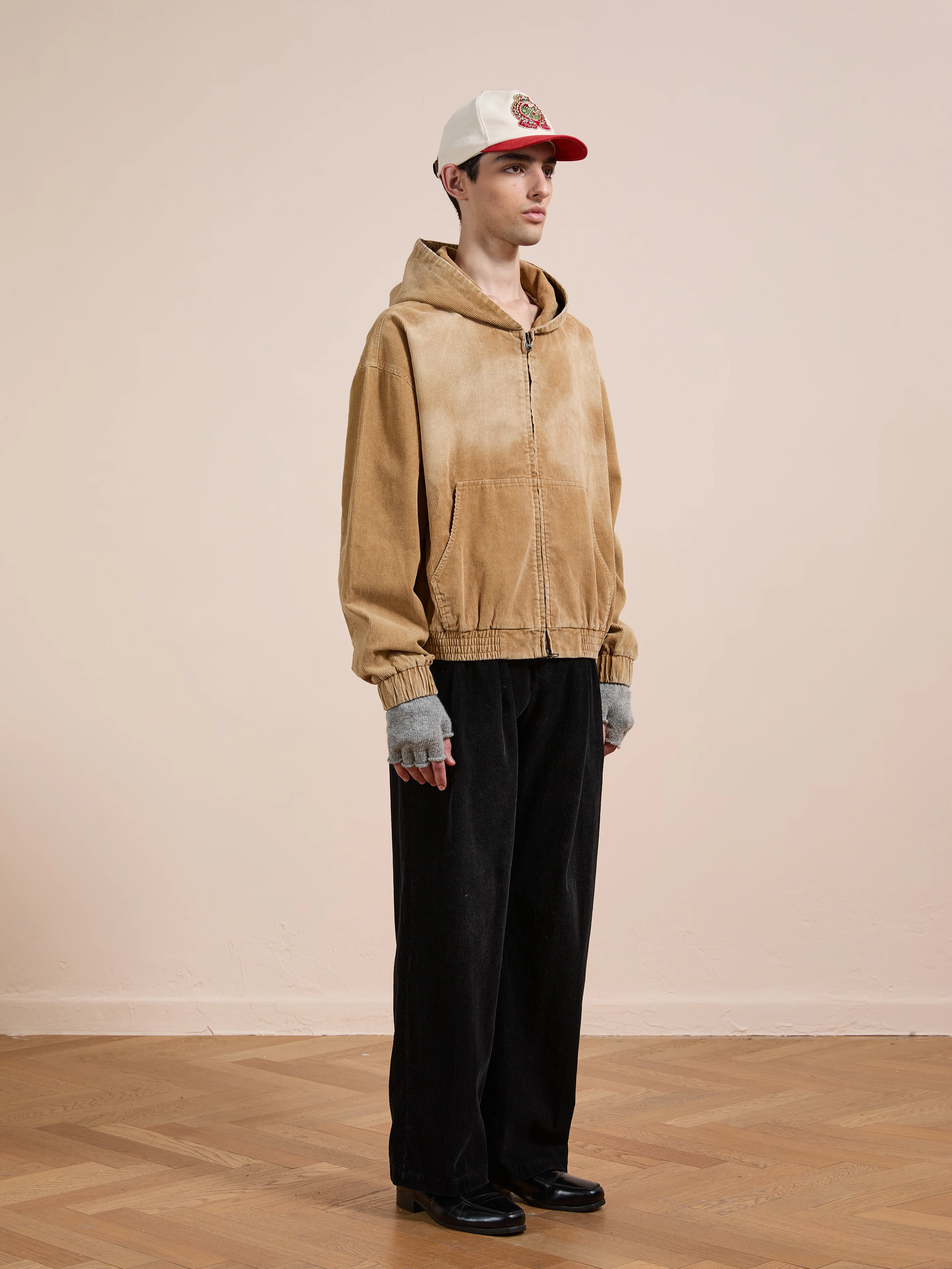 Corduroy Zip Up Hoodie - Image 10
